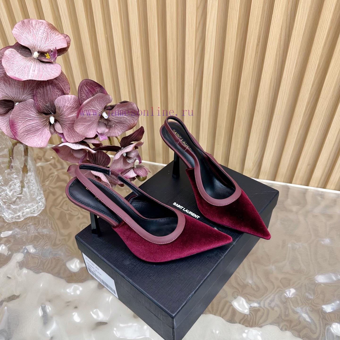 SAINT LAURENT 25ss Spring/Summer New Pointed Stiletto Sandals——————————Top TierYSL's Minimalist gp5kibyw - Image 4