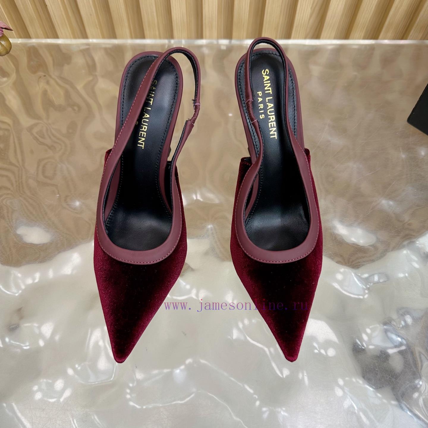 SAINT LAURENT 25ss Spring/Summer New Pointed Stiletto Sandals——————————Top TierYSL's Minimalist gp5kibyw - Image 6