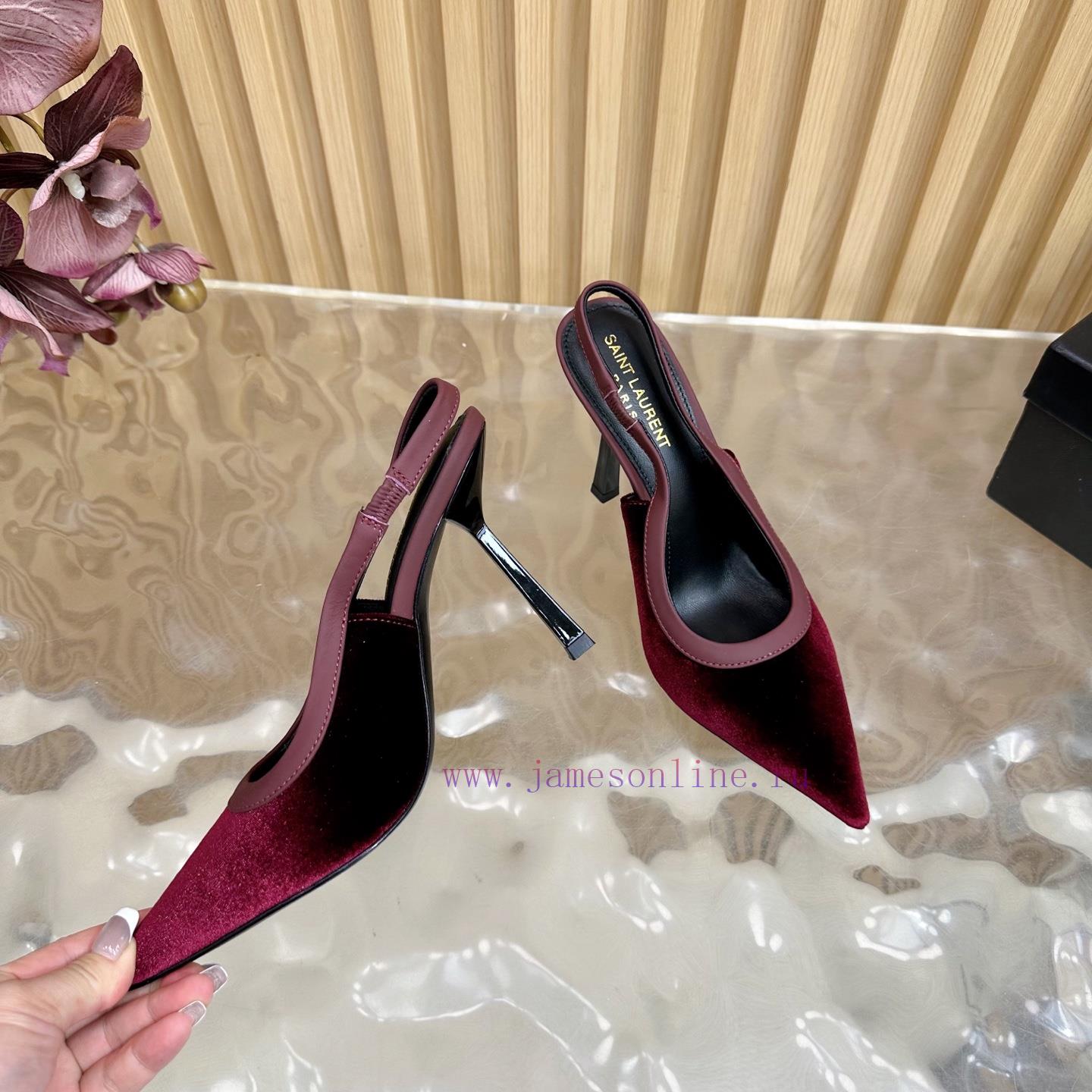 SAINT LAURENT 25ss Spring/Summer New Pointed Stiletto Sandals——————————Top TierYSL's Minimalist gp5kibyw - Image 8