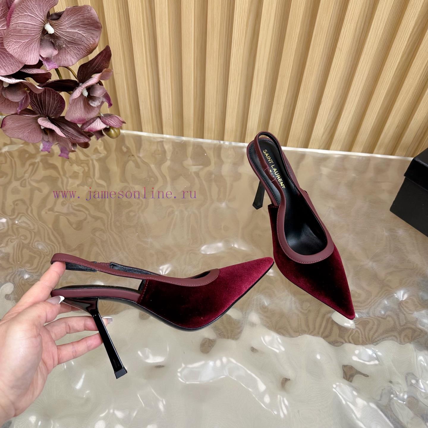 SAINT LAURENT 25ss Spring/Summer New Pointed Stiletto Sandals——————————Top TierYSL's Minimalist gp5kibyw - Image 9