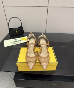 Fendi Leather Woven High HeelsThis Shoe Is Named After The Agile And Lightweight Italian Hummin 2kpkl74g
