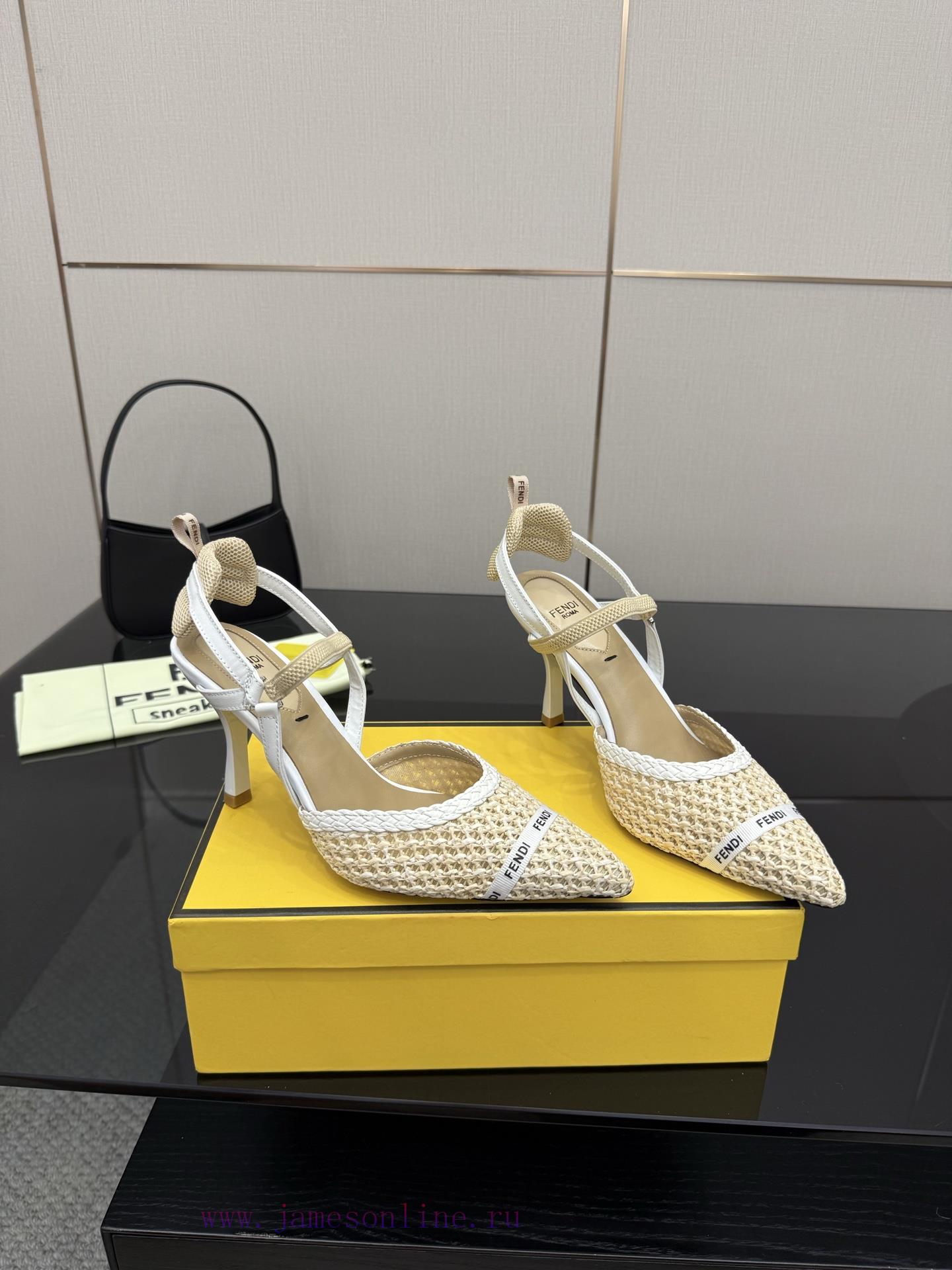 Fendi Leather Woven High HeelsThis Shoe Is Named After The Agile And Lightweight Italian Hummin 6cd4xr42 - Image 3