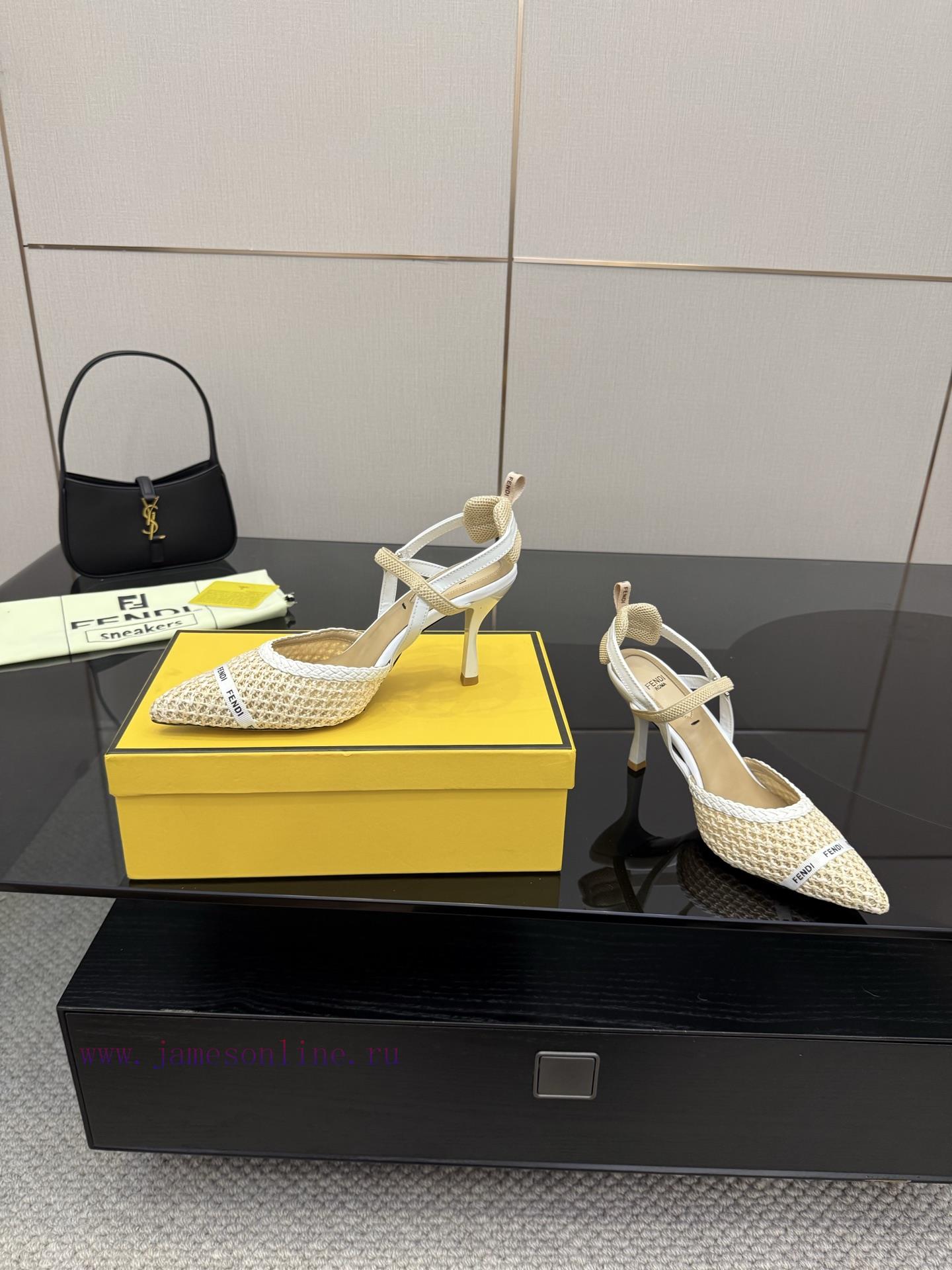 Fendi Leather Woven High HeelsThis Shoe Is Named After The Agile And Lightweight Italian Hummin 6cd4xr42 - Image 6