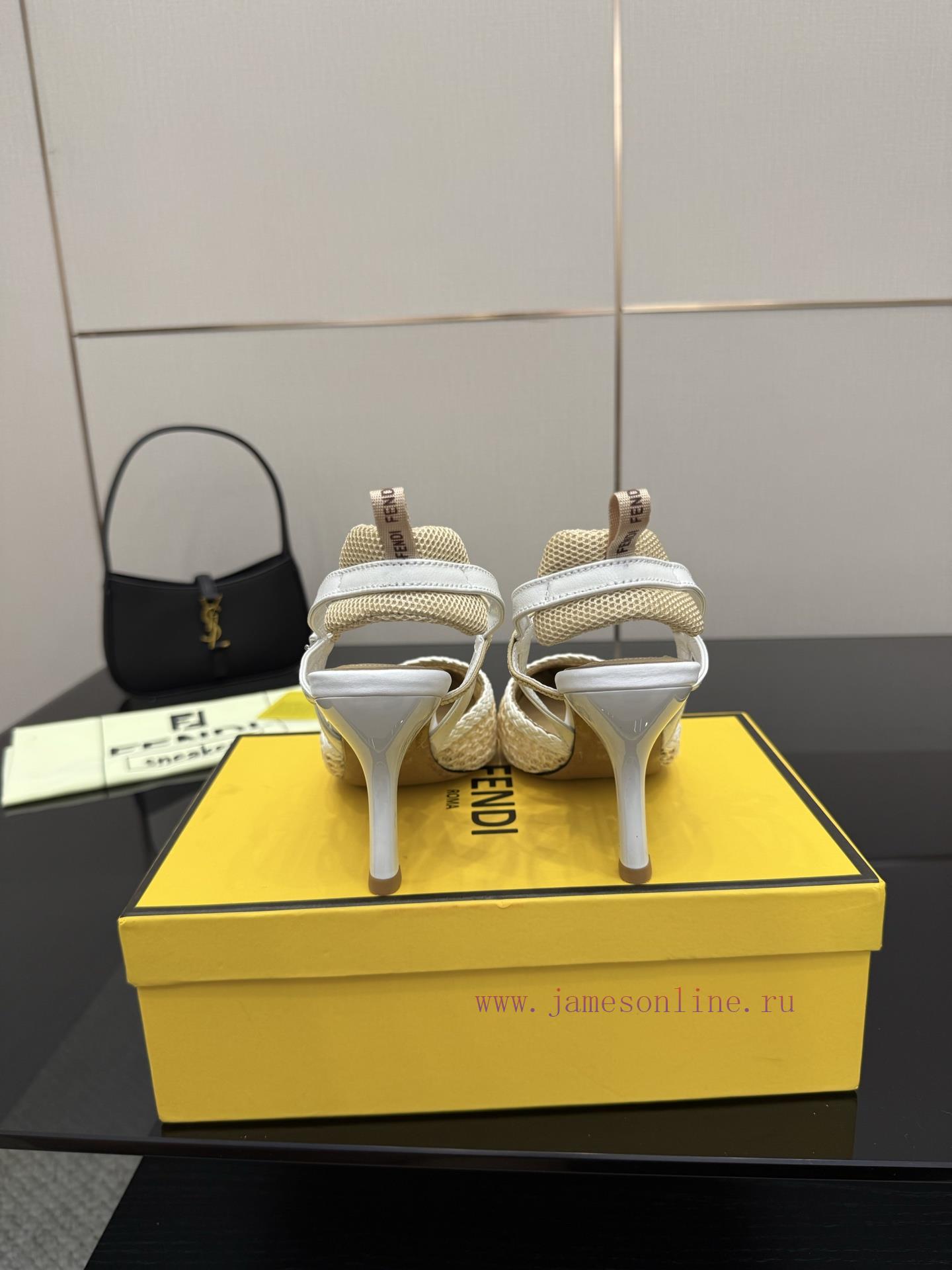 Fendi Leather Woven High HeelsThis Shoe Is Named After The Agile And Lightweight Italian Hummin 6cd4xr42 - Image 7