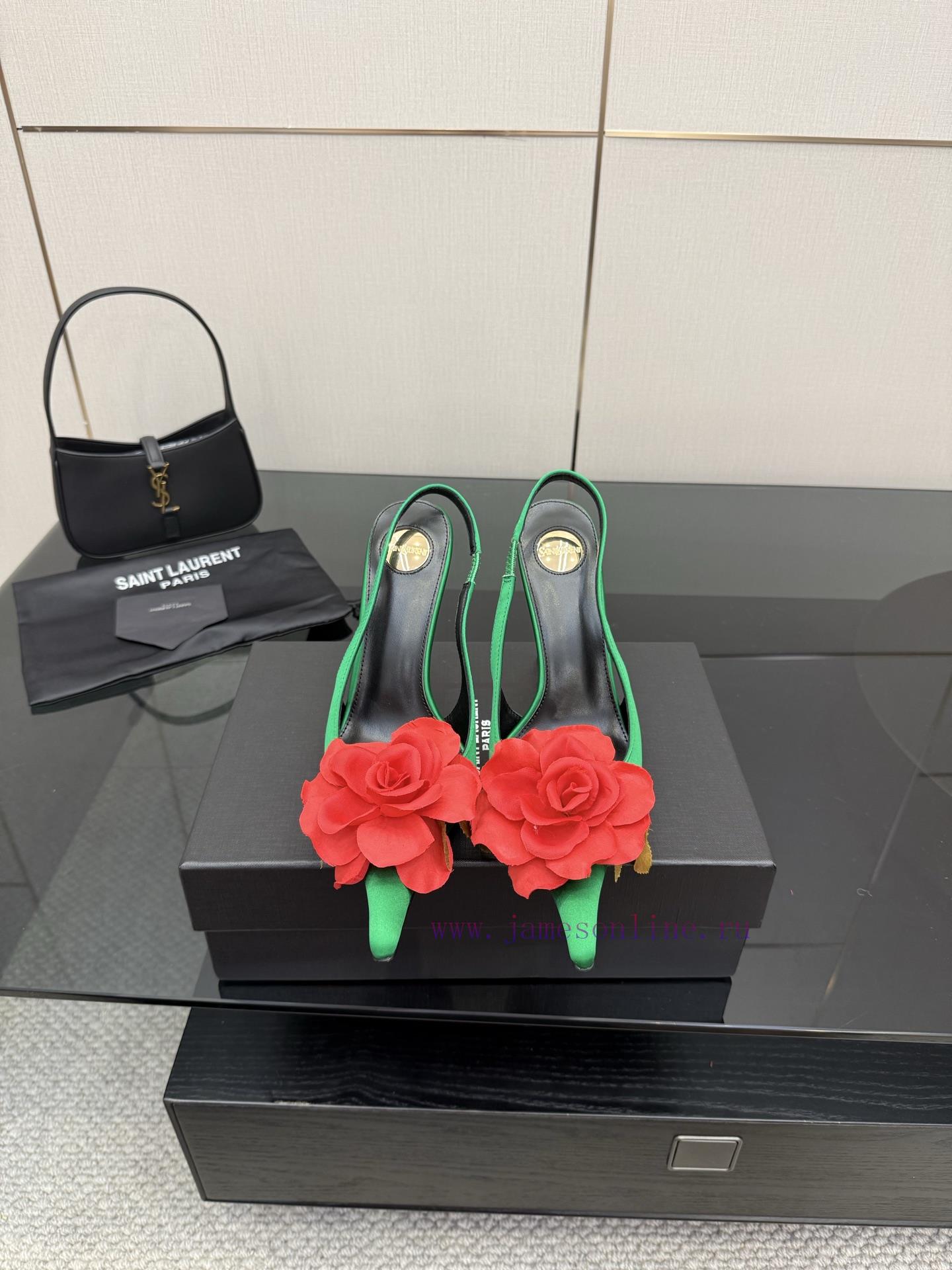 Saint Laurent | Rose With Thorns Exquisite High Heels𝑺𝒂𝒊𝒏𝒕𝑳𝒂𝒖𝒆𝒏𝒕 25 𝒇𝒘 Spring EditionWho Can Re xic4shag - Image 2