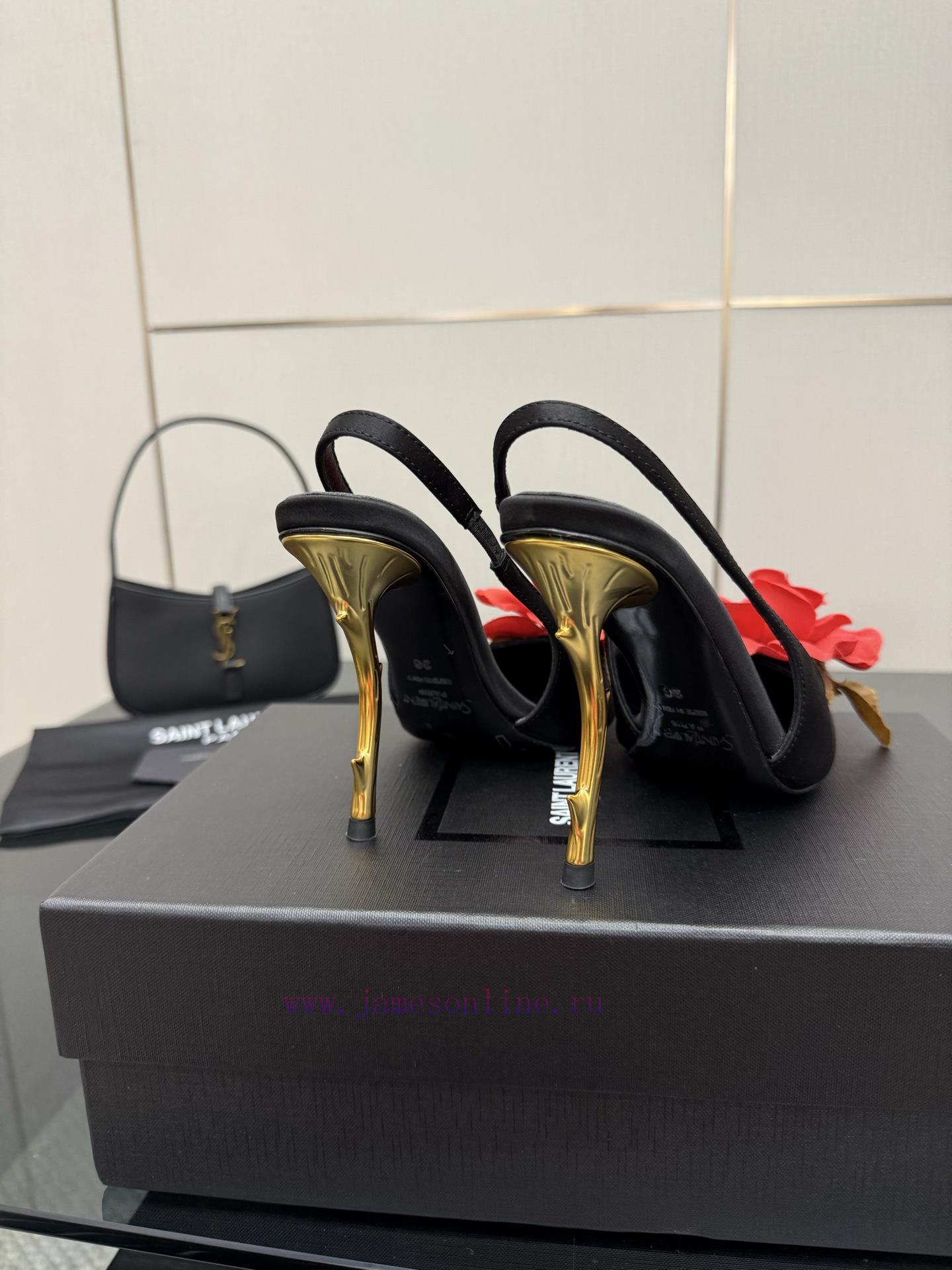 Saint Laurent | Rose With Thorns Exquisite High Heels𝑺𝒂𝒊𝒏𝒕𝑳𝒂𝒖𝒆𝒏𝒕 25 𝒇𝒘 Spring EditionWho Can Re 8bkwgpwa - Image 6