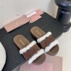 Miumiu Cotton Shoes Sandals 2025 Autumn And Winter New Shoes MiuMiuMiu Fashion Show Appropriate oywrgm2y