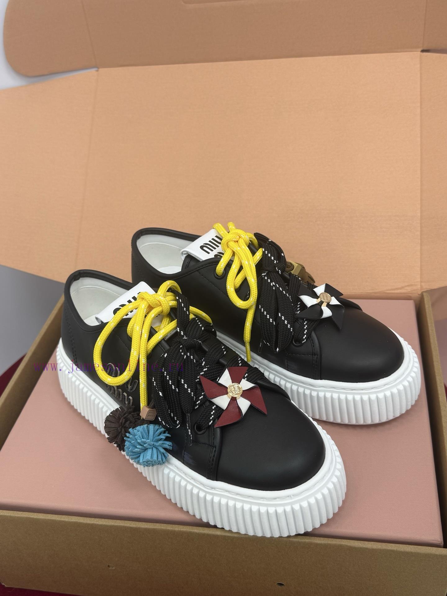 Top Qualitymiumiu Fw25 New Arrival~𝐌𝐢𝐮𝐌𝐢𝐮 | | 𝟐𝟎𝟐𝟓 Autumn And Winter New Thick Soled Sports Sho 8axyf3l9 - Image 5