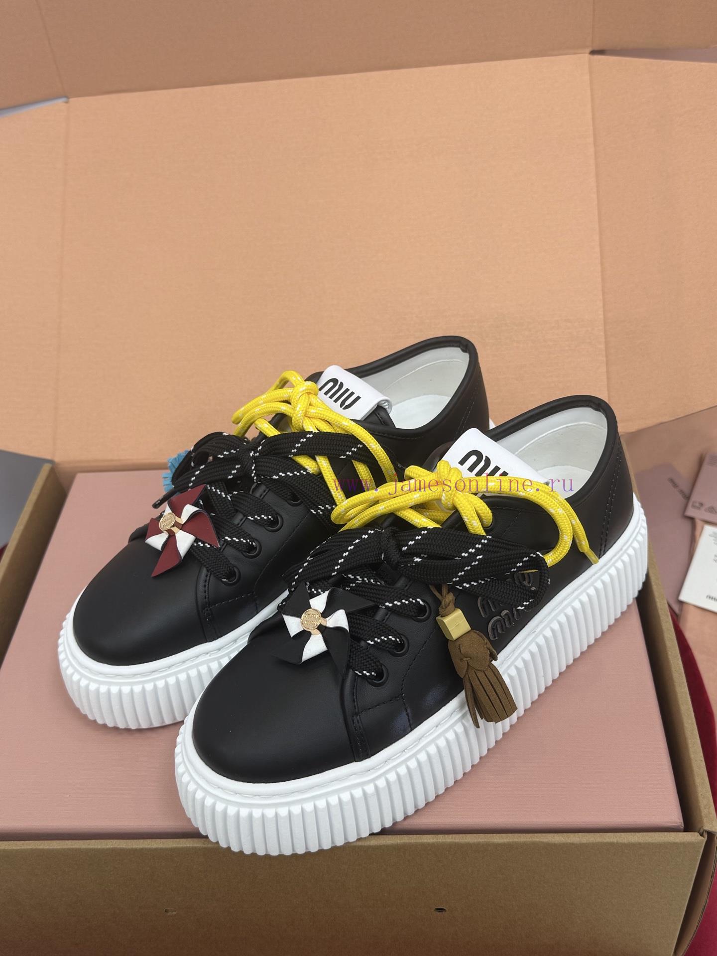 Top Qualitymiumiu Fw25 New Arrival~𝐌𝐢𝐮𝐌𝐢𝐮 | | 𝟐𝟎𝟐𝟓 Autumn And Winter New Thick Soled Sports Sho 8axyf3l9 - Image 6