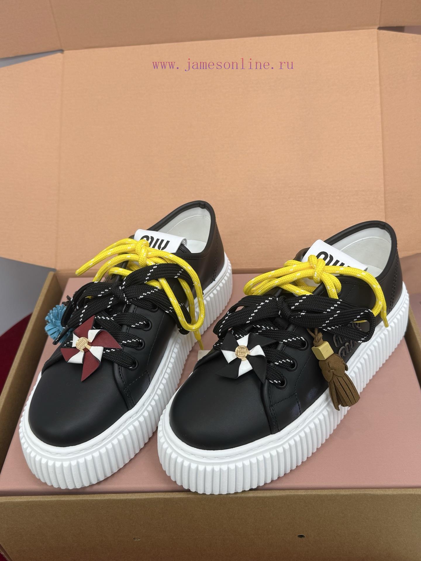 Top Qualitymiumiu Fw25 New Arrival~𝐌𝐢𝐮𝐌𝐢𝐮 | | 𝟐𝟎𝟐𝟓 Autumn And Winter New Thick Soled Sports Sho 8axyf3l9 - Image 9