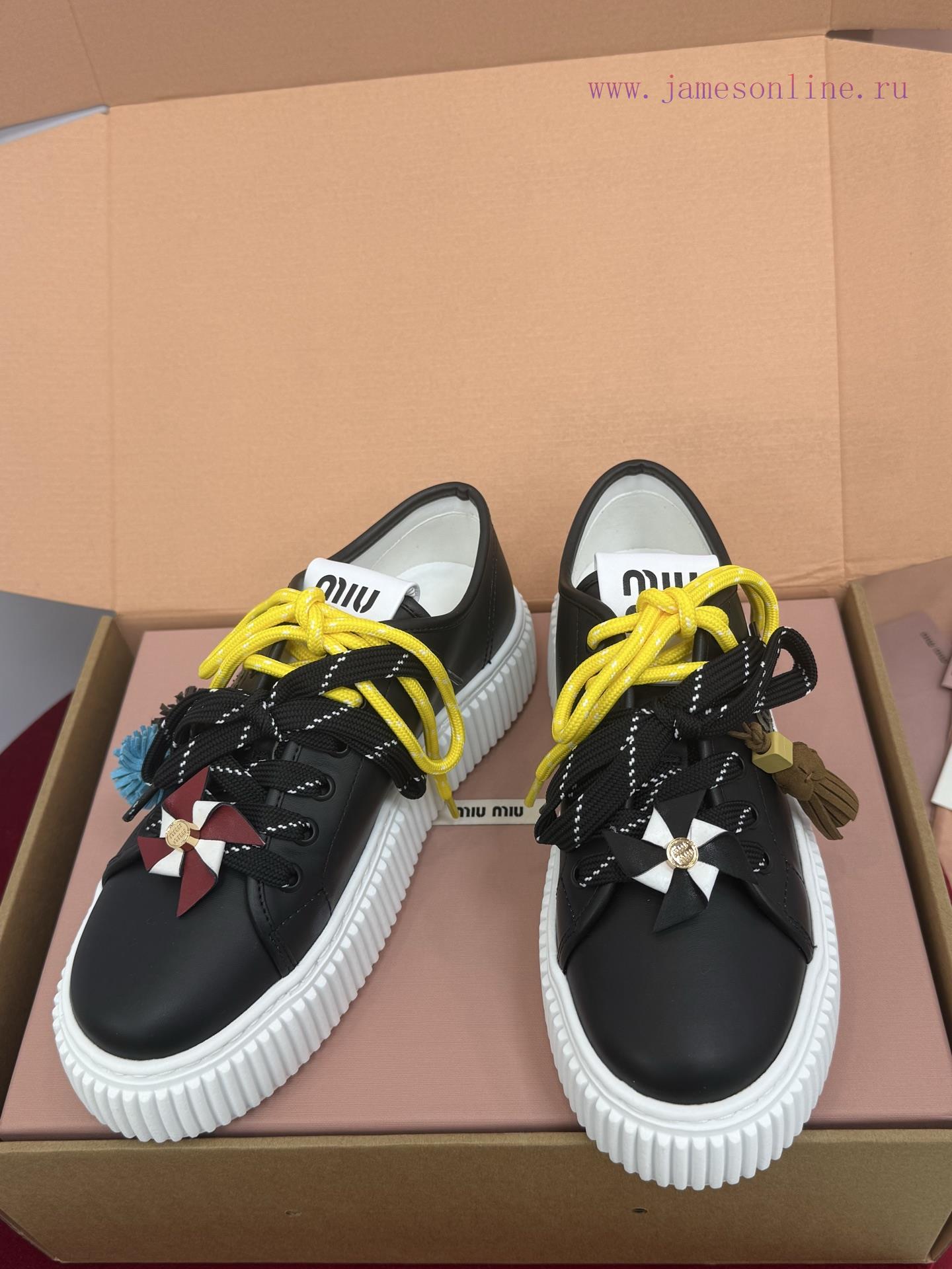 Top Qualitymiumiu Fw25 New Arrival~𝐌𝐢𝐮𝐌𝐢𝐮 | | 𝟐𝟎𝟐𝟓 Autumn And Winter New Thick Soled Sports Sho 8axyf3l9 - Image 10