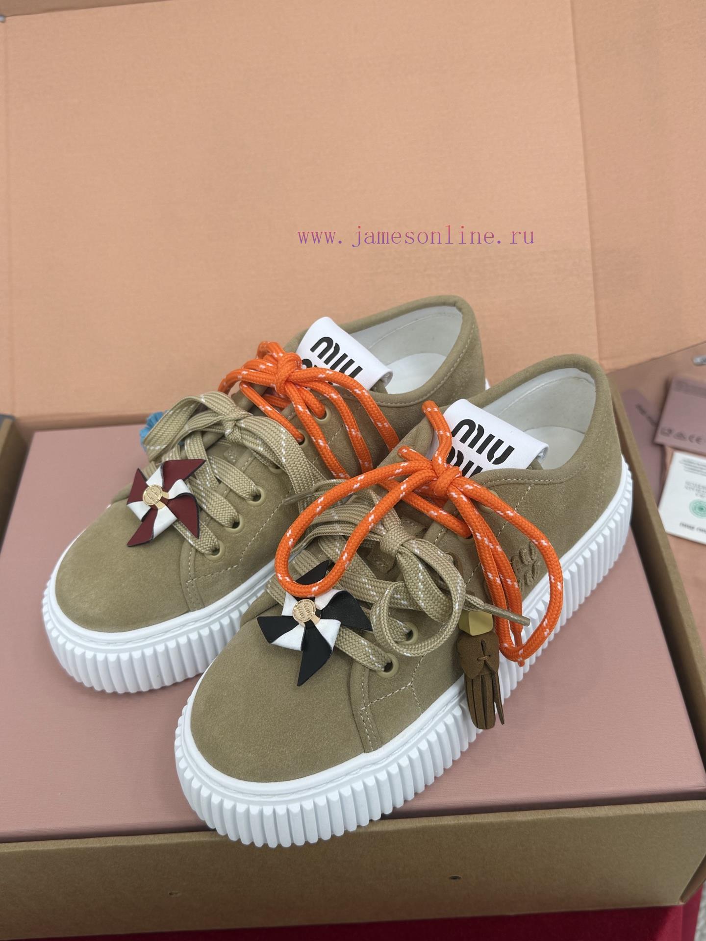 Top Qualitymiumiu Fw25 New Arrival~𝐌𝐢𝐮𝐌𝐢𝐮 | | 𝟐𝟎𝟐𝟓 Autumn And Winter New Thick Soled Sports Sho qobqyg9m - Image 6