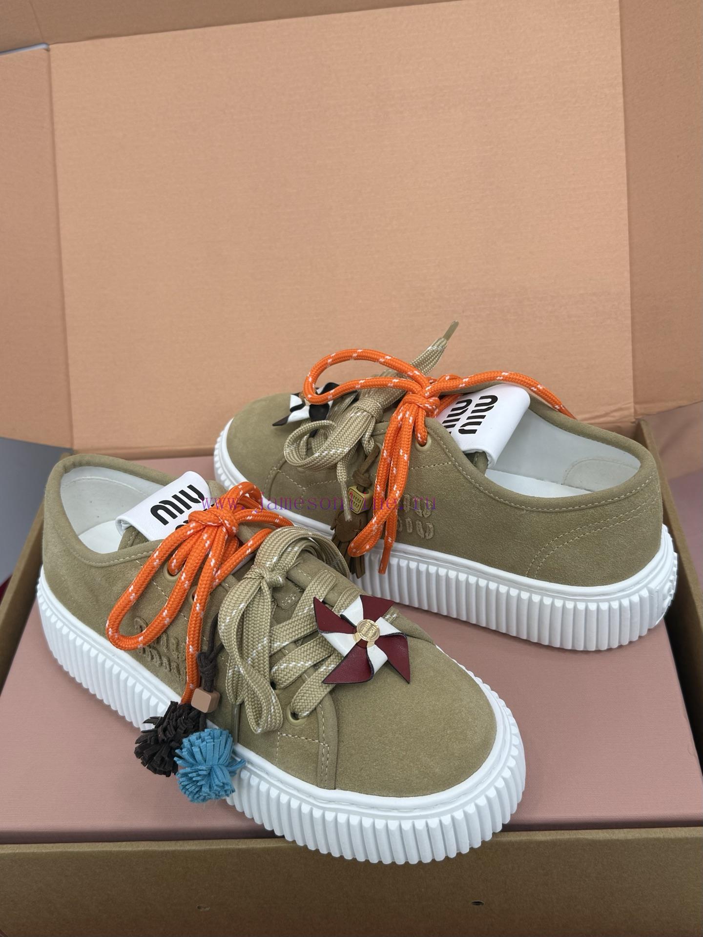 Top Qualitymiumiu Fw25 New Arrival~𝐌𝐢𝐮𝐌𝐢𝐮 | | 𝟐𝟎𝟐𝟓 Autumn And Winter New Thick Soled Sports Sho qobqyg9m - Image 7