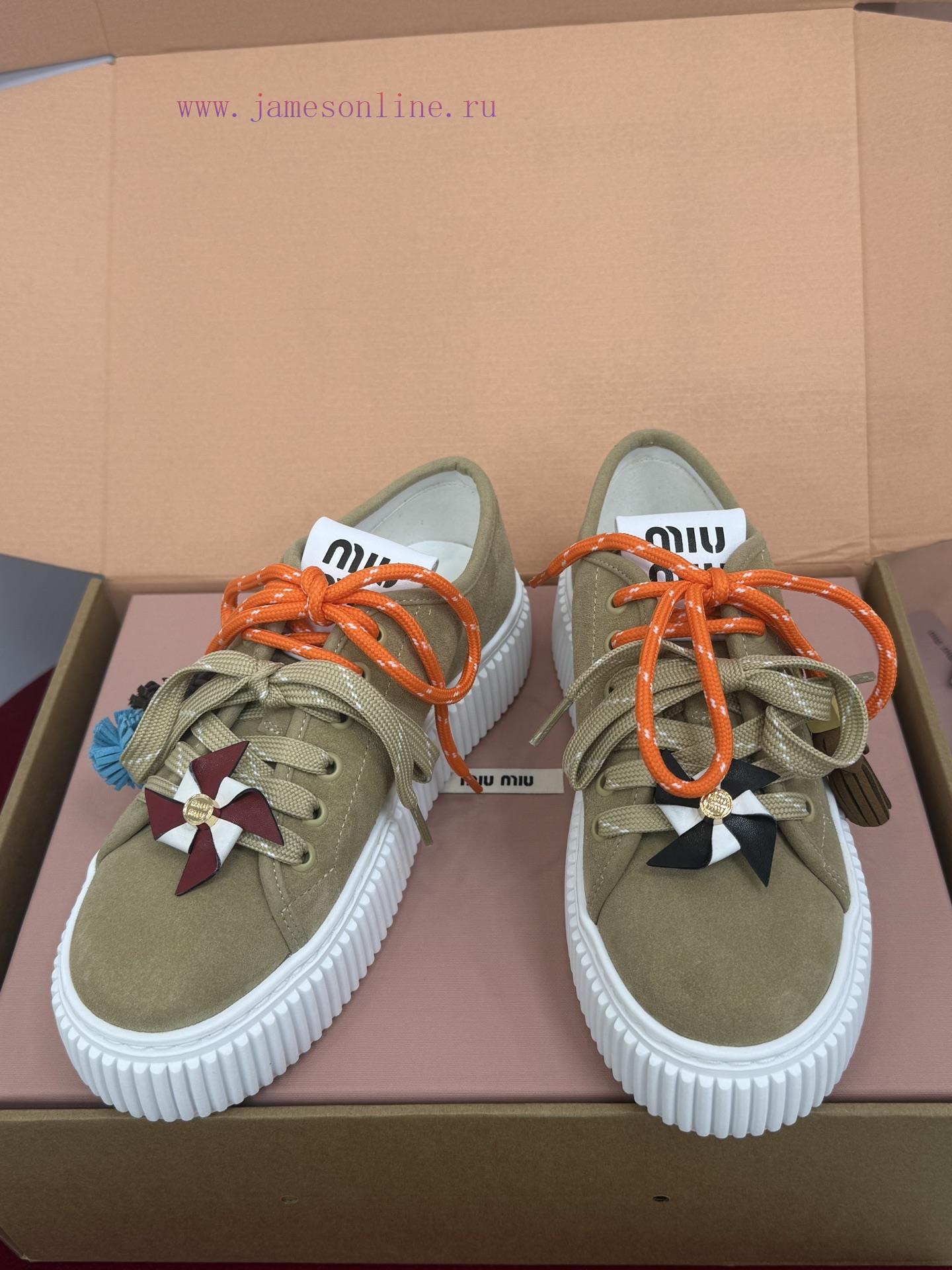 Top Qualitymiumiu Fw25 New Arrival~𝐌𝐢𝐮𝐌𝐢𝐮 | | 𝟐𝟎𝟐𝟓 Autumn And Winter New Thick Soled Sports Sho qobqyg9m - Image 8