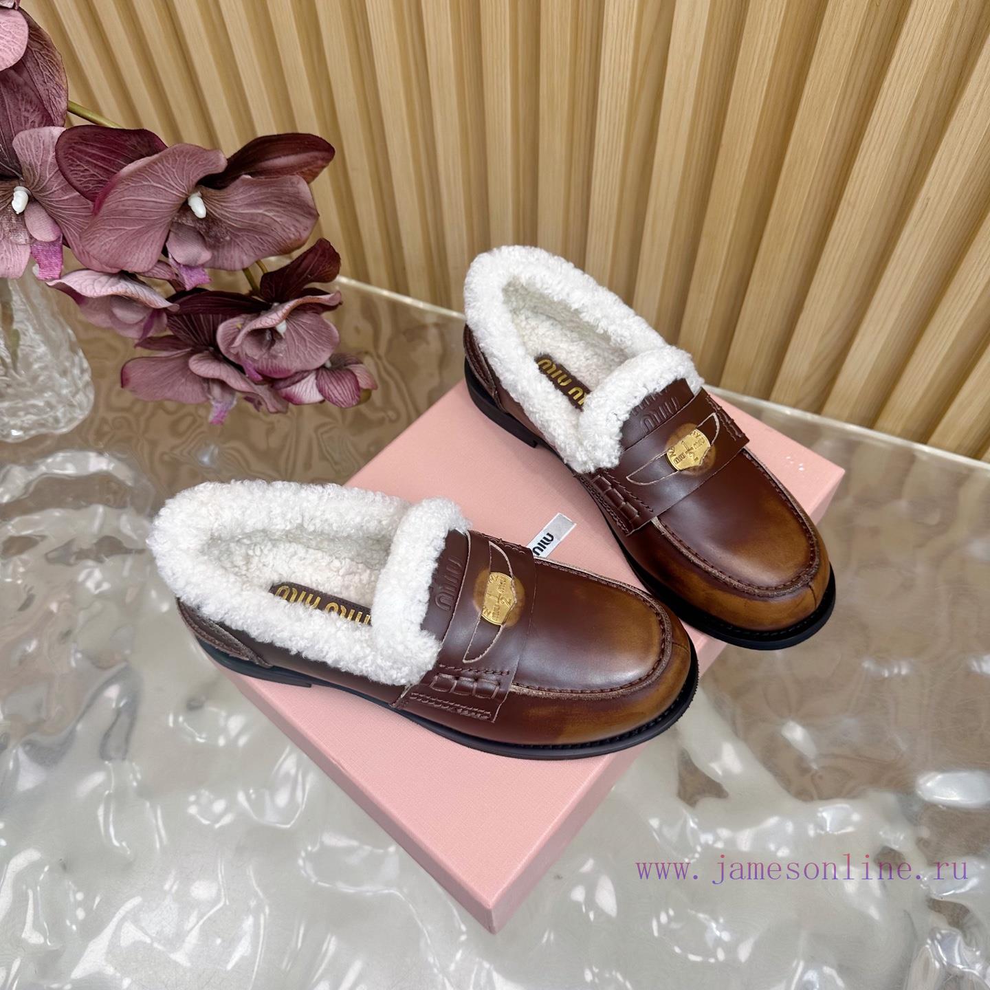 Purchasing Grade MiuMiu 25S Classic Mary Jane Hairy Single Shoes———————————Mao Mao Shoes That C 10izy46u - Image 3