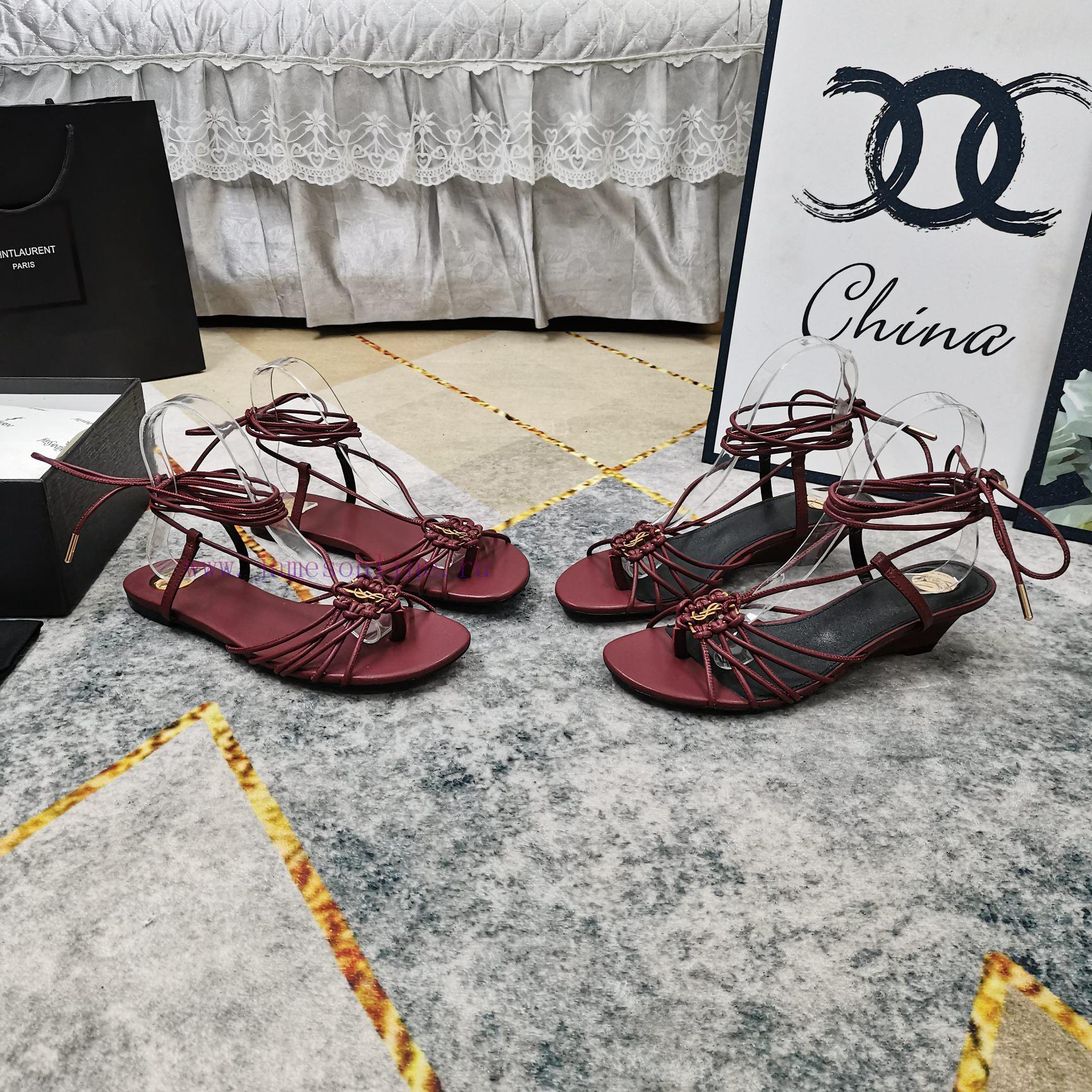 New Release - YSL Top LevelNew Logo Buckle Strap Sandals Synchronized On Official WebsitePerfec pidz4eqw