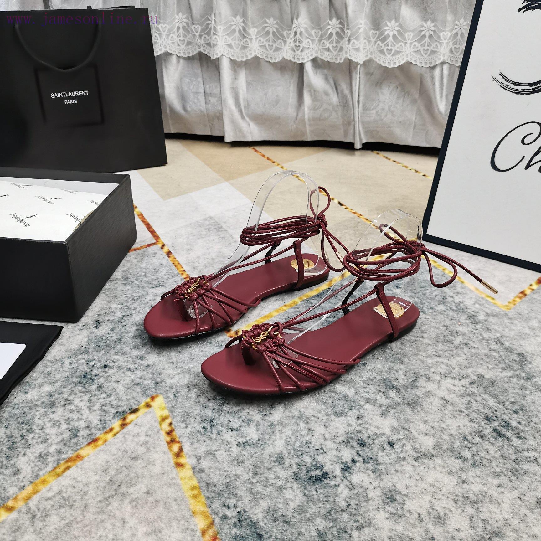 New Release - YSL Top LevelNew Logo Buckle Strap Sandals Synchronized On Official WebsitePerfec pidz4eqw - Image 5