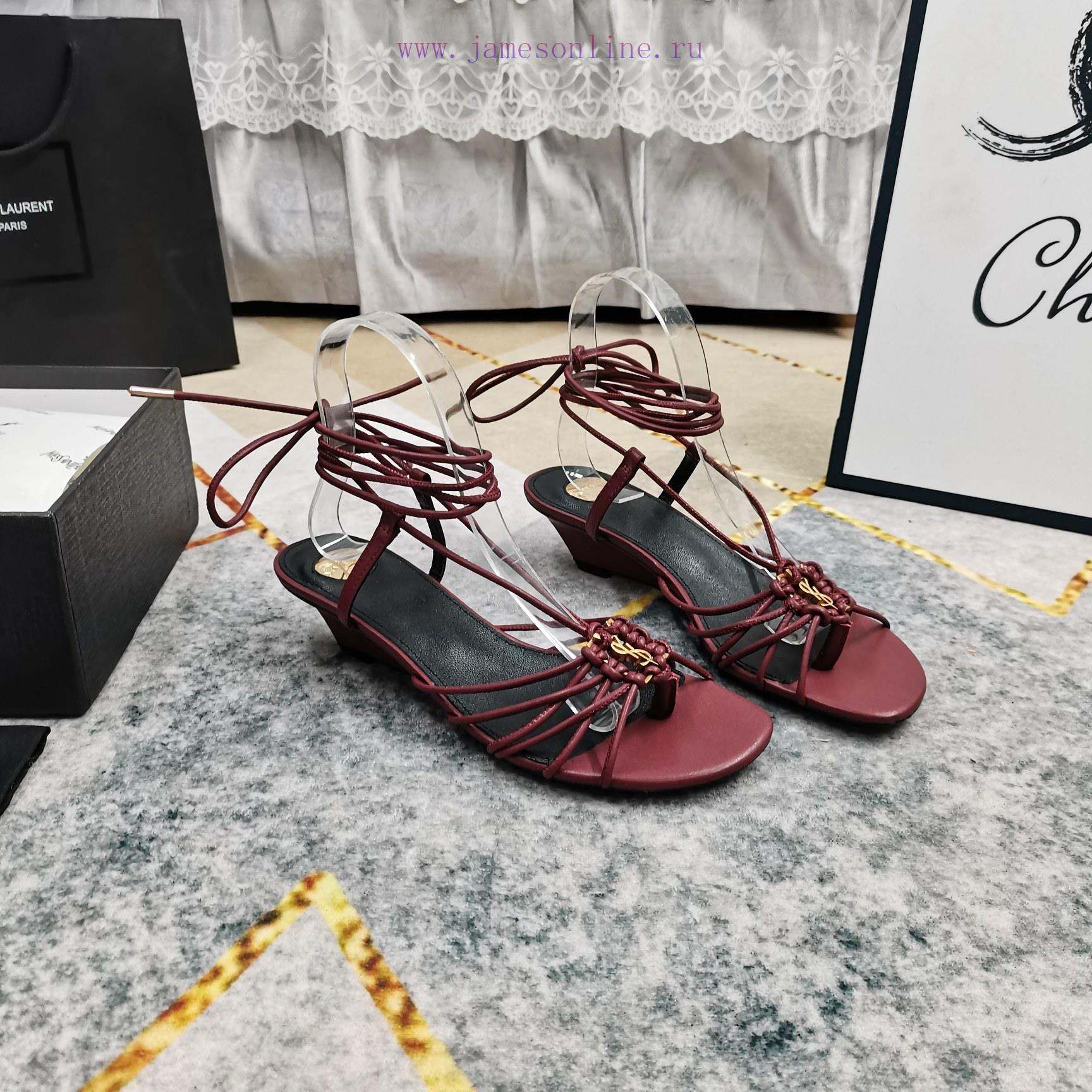 New Release - YSL Top LevelNew Logo Buckle Strap Sandals Synchronized On Official WebsitePerfec pidz4eqw - Image 8