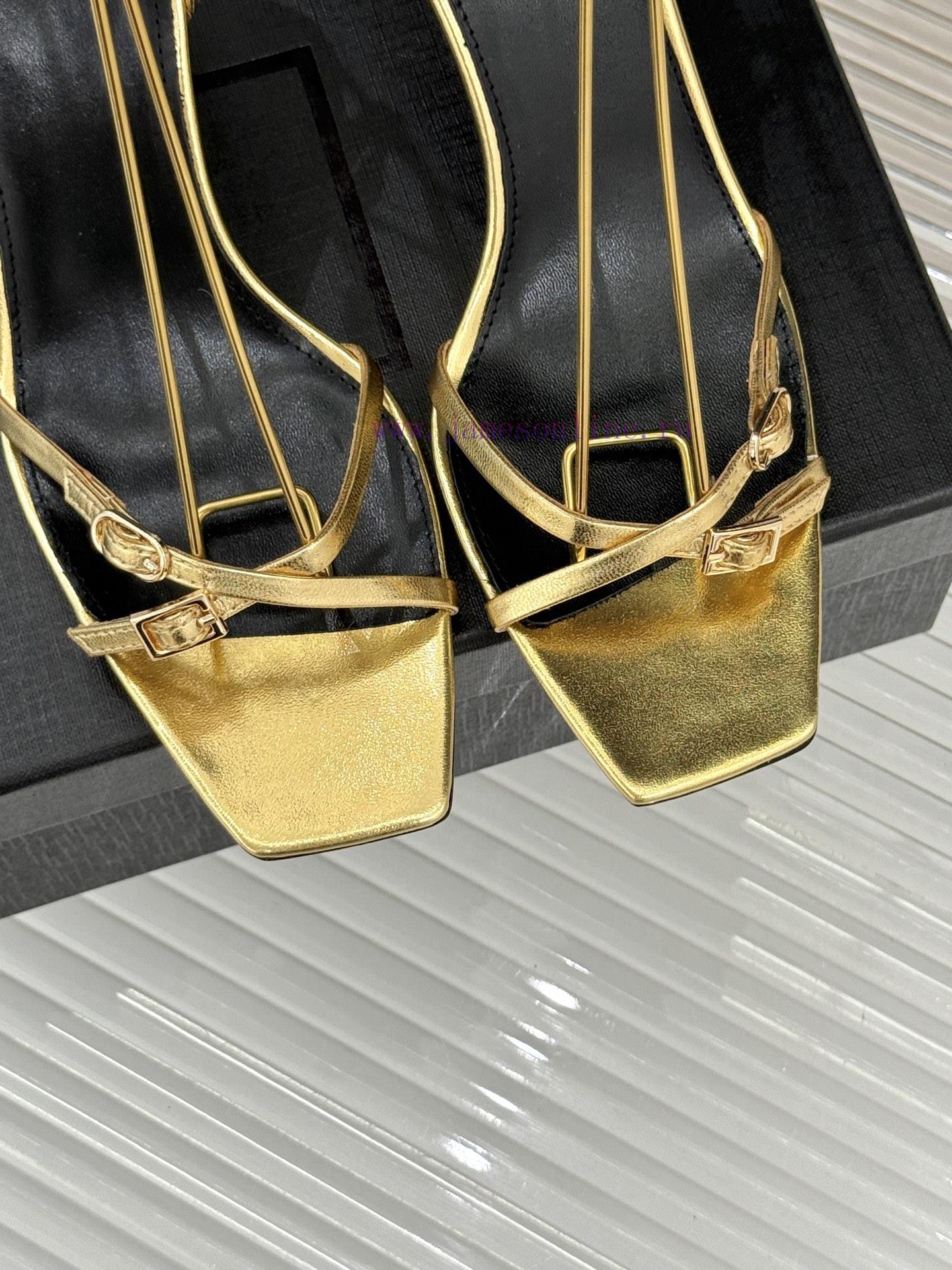 Saint Laurent YSL Saint Laurent 25ssCross Strap High-heeled SandalsThe Design Of These Sandals bbfm0y9y - Image 8