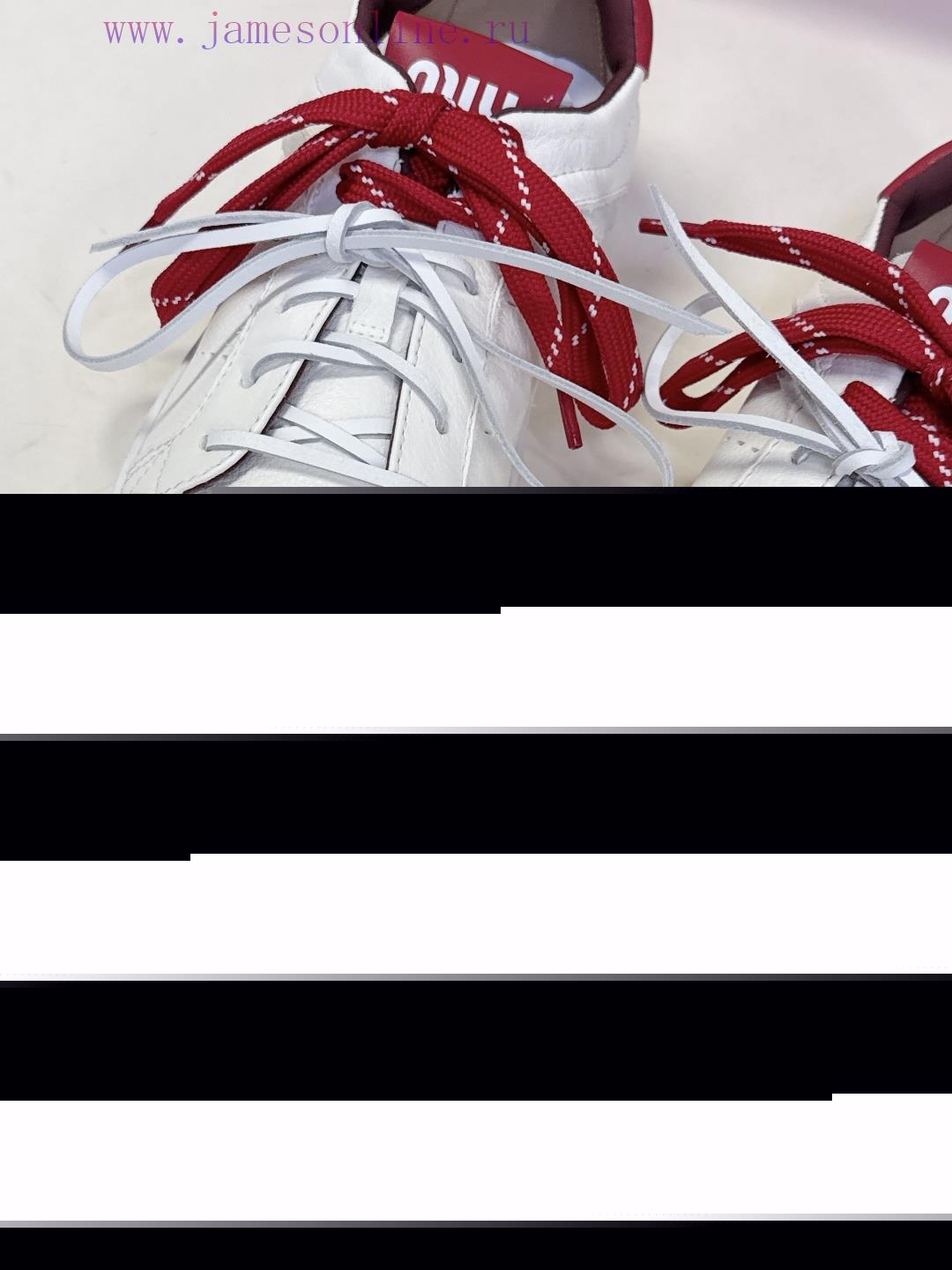 MIUMIU American Retro Style~A Popular Pair Of Shoelaces That Must Be Included In White Shoes Wi he8uxm3h - Image 9