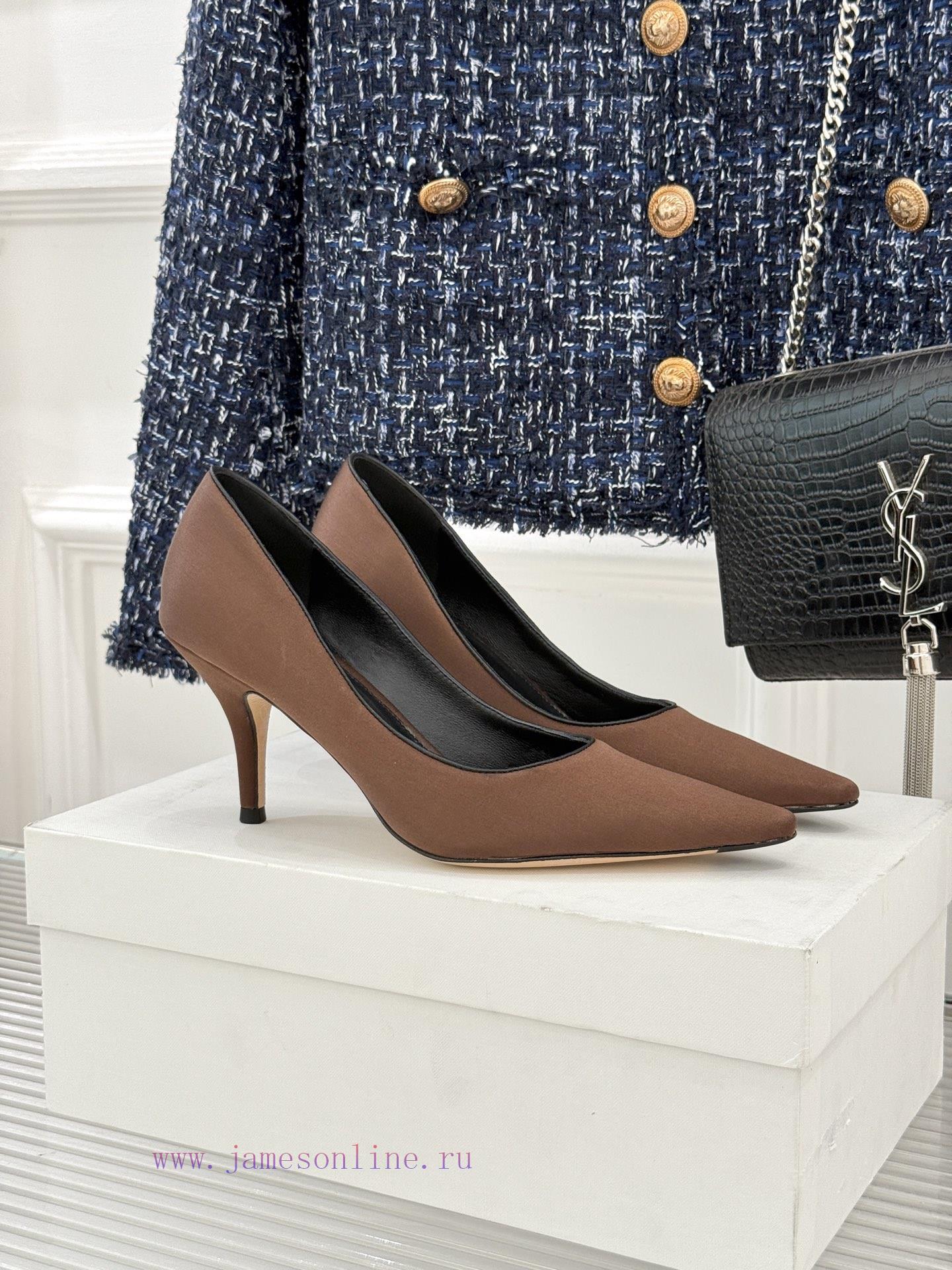 The Row25WF New ProductSharp Pointed Single Shoes And High HeelsMinimalist Design StyleMatch Dr labhsf1h - Image 2