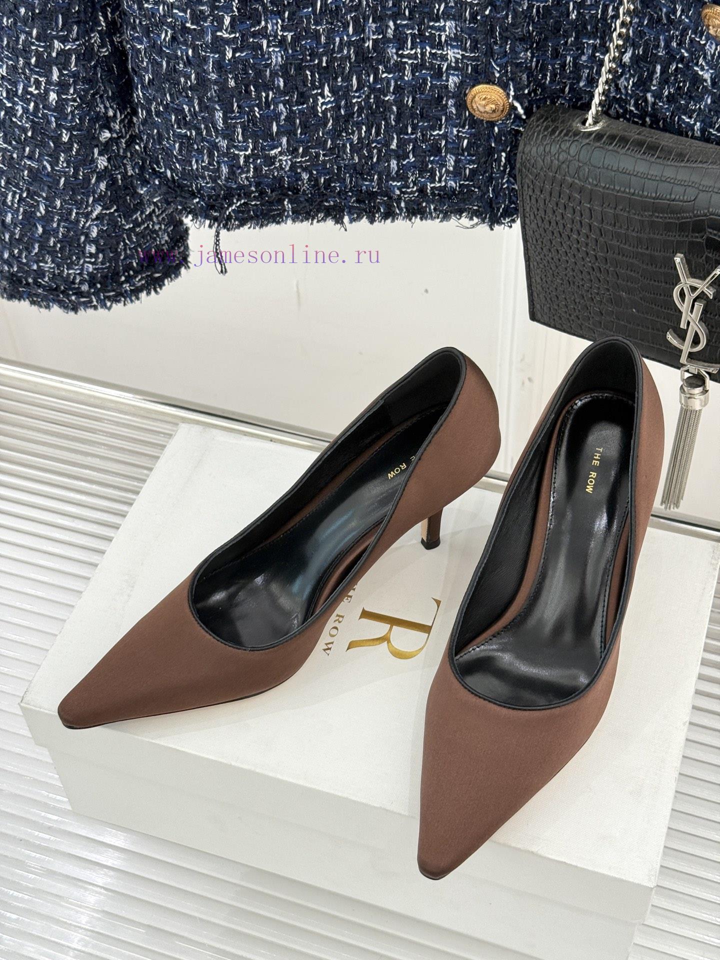 The Row25WF New ProductSharp Pointed Single Shoes And High HeelsMinimalist Design StyleMatch Dr labhsf1h - Image 3