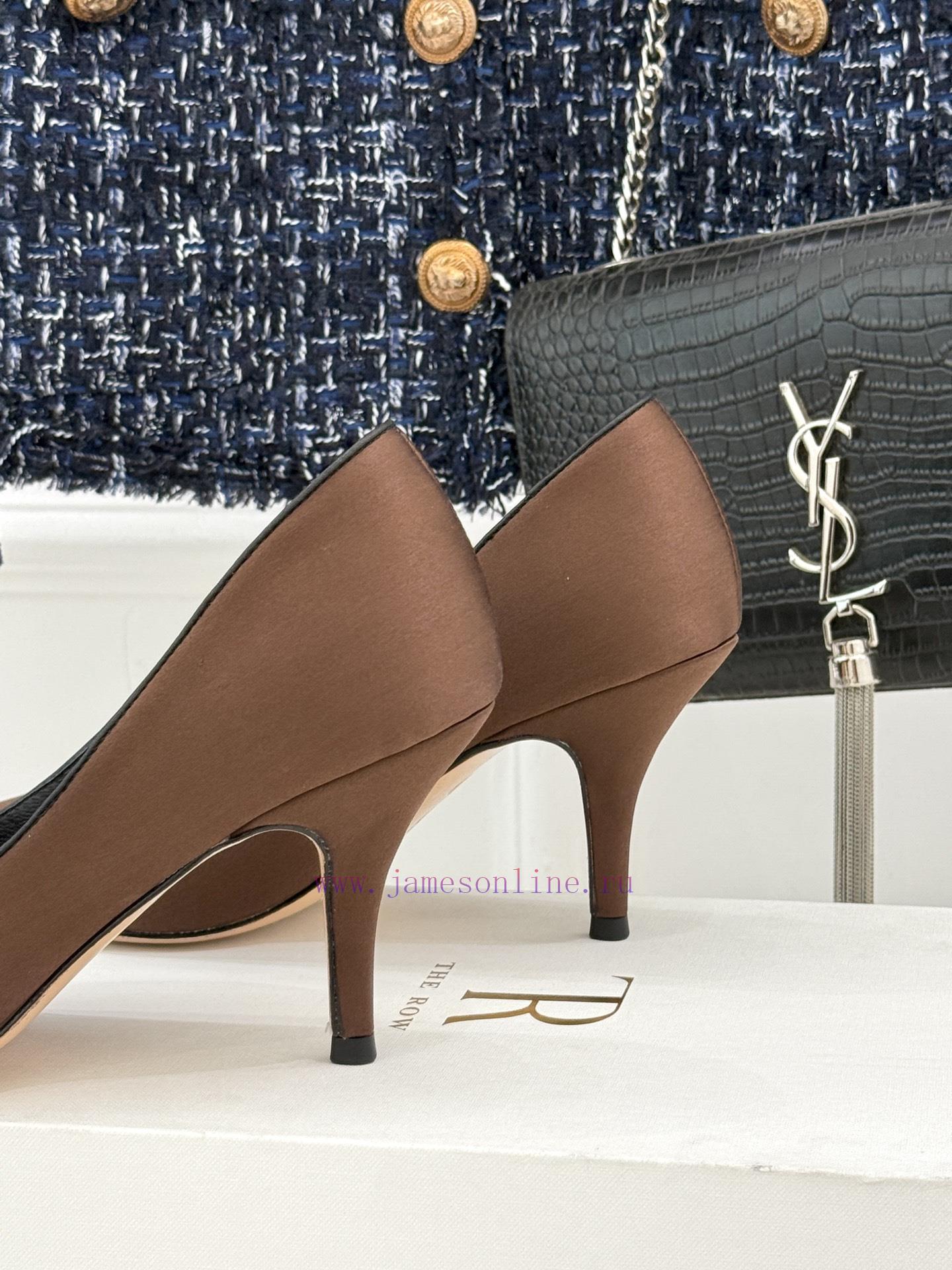 The Row25WF New ProductSharp Pointed Single Shoes And High HeelsMinimalist Design StyleMatch Dr labhsf1h - Image 7