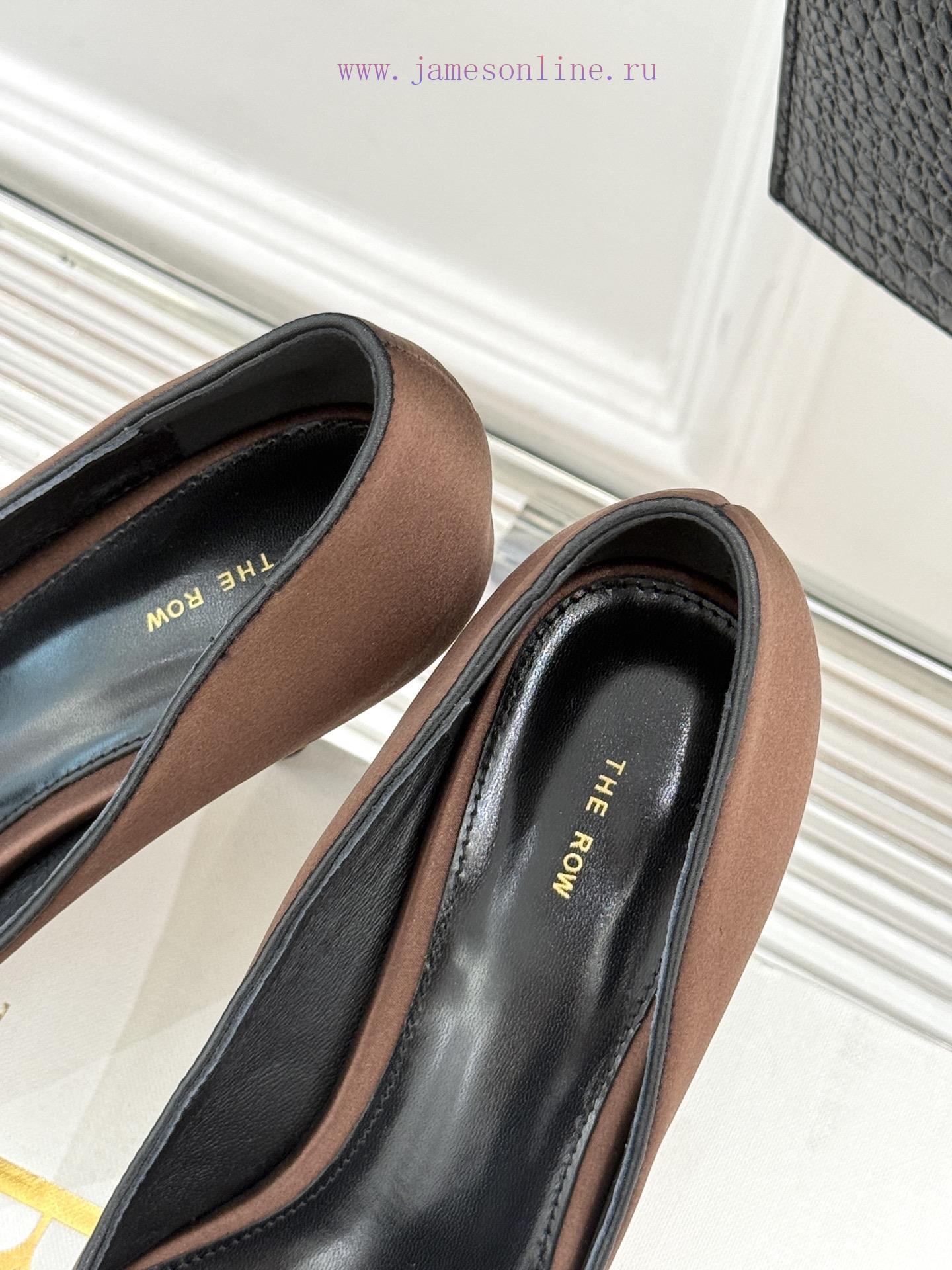 The Row25WF New ProductSharp Pointed Single Shoes And High HeelsMinimalist Design StyleMatch Dr labhsf1h - Image 9