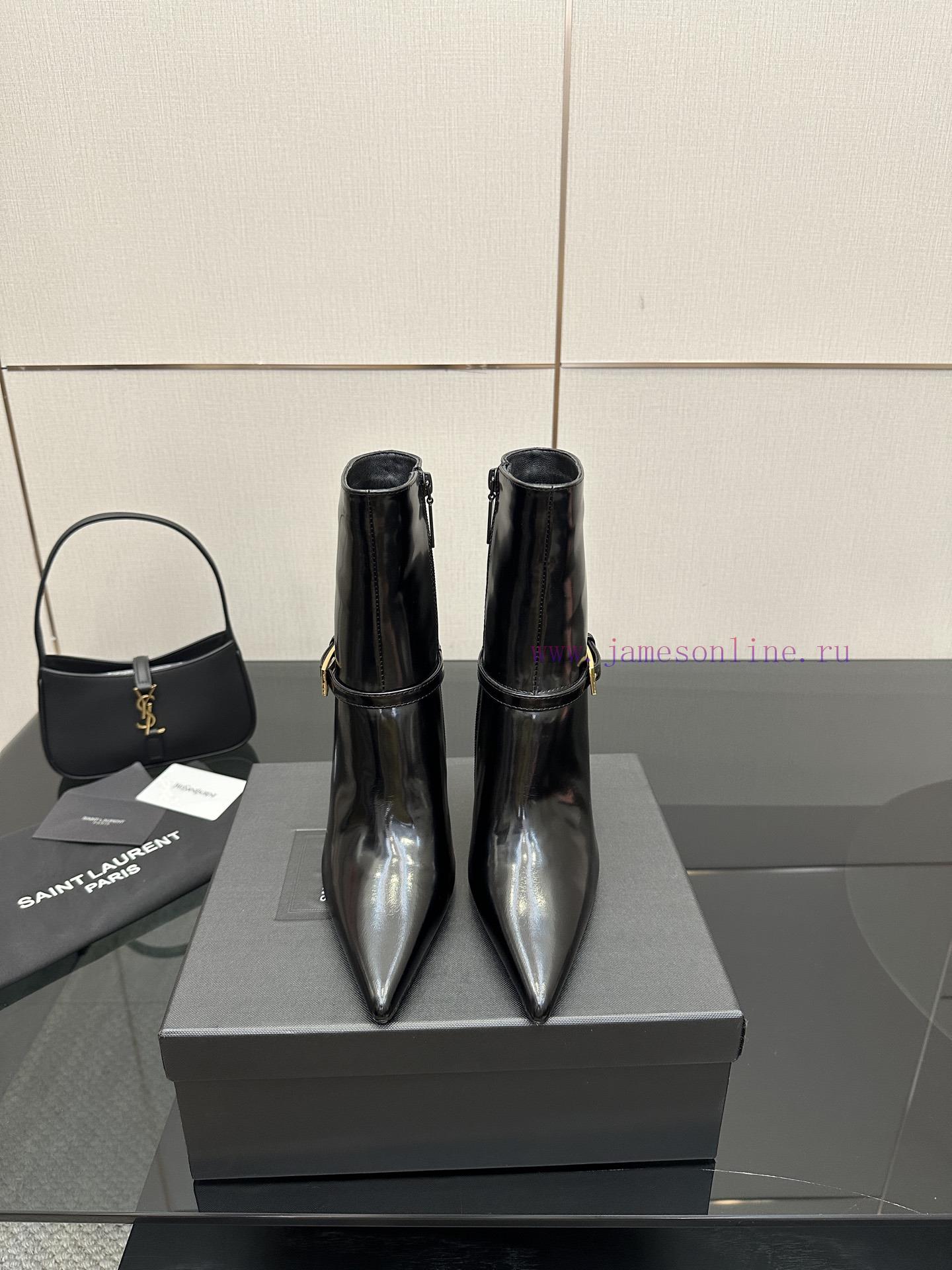 Saint Lauren YSL Saint LaurentSide Zipper Short Boot VersionThe Latest Versatile Must-have For 1728tdfz