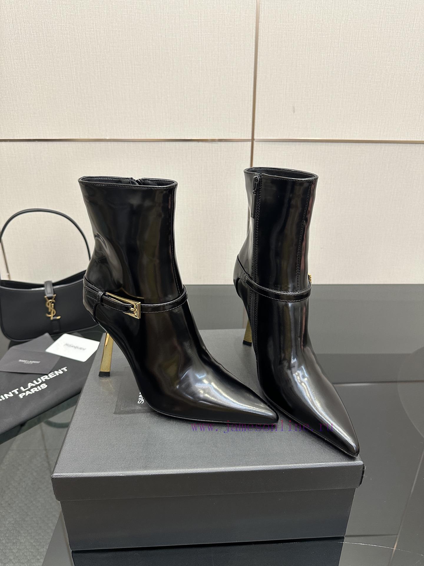 Saint Lauren YSL Saint LaurentSide Zipper Short Boot VersionThe Latest Versatile Must-have For 1728tdfz - Image 3