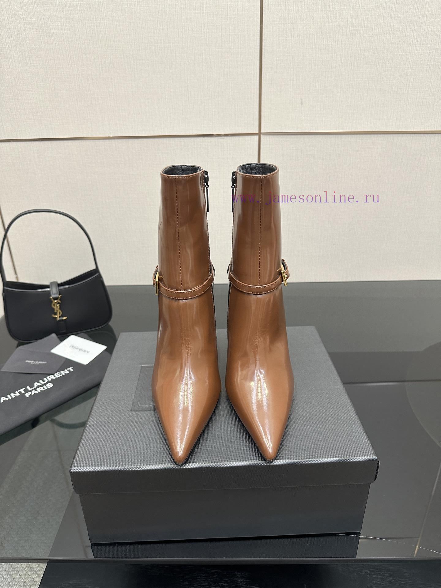 Saint Lauren YSL Saint LaurentSide Zipper Short Boot VersionThe Latest Versatile Must-have For hr5hl357