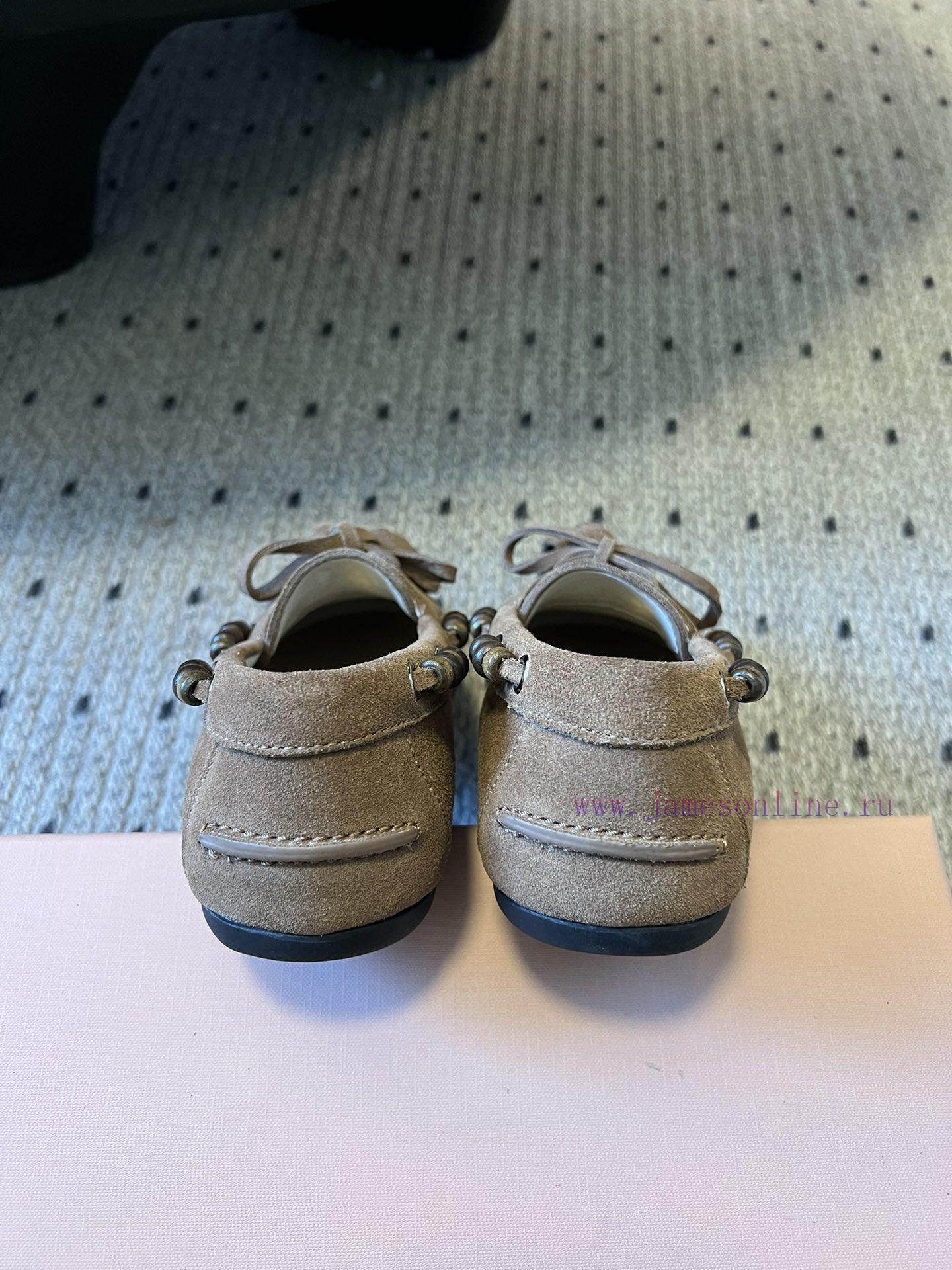 Top QualityMiu Miu 25FW Deck Shoes Suede Boat ShoesMiuMiu Miu's New Deck Shoes Also Have A Grea 9r3exxph - Image 8