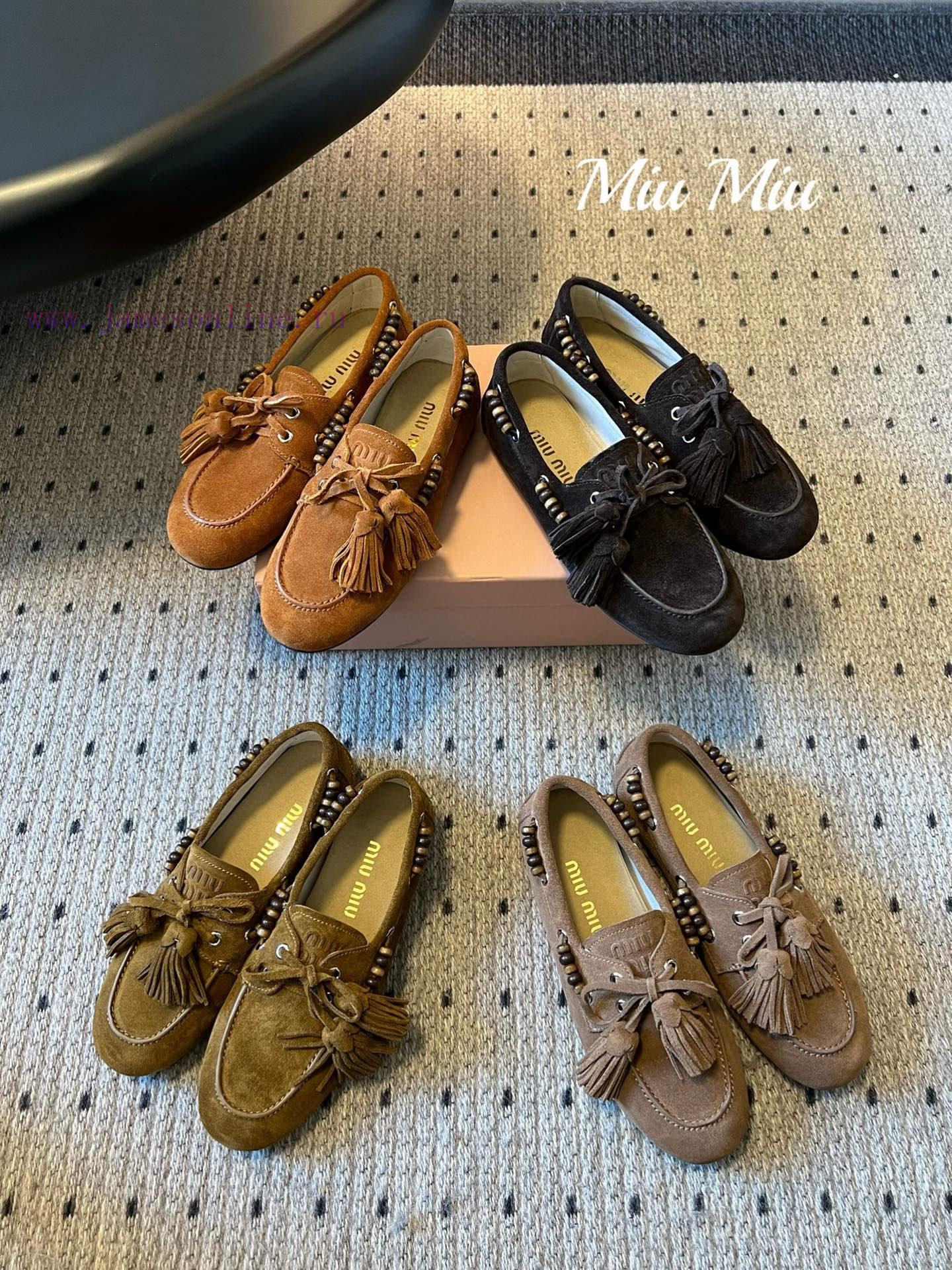 Top QualityMiu Miu 25FW Deck Shoes Suede Boat ShoesMiuMiu Miu's New Deck Shoes Also Have A Grea 9r3exxph - Image 10