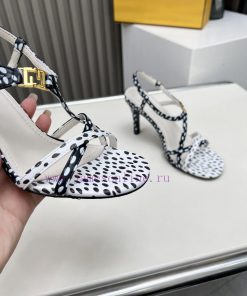 Fendi's New Model LaunchedFabric Pattern LeatherInner SheepskinLarge Leather Sole+hot StampingS knz47f3a