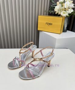 Fendi's New Model LaunchedFabric Pattern LeatherInner SheepskinLarge Leather Sole+hot StampingS ods0ea30
