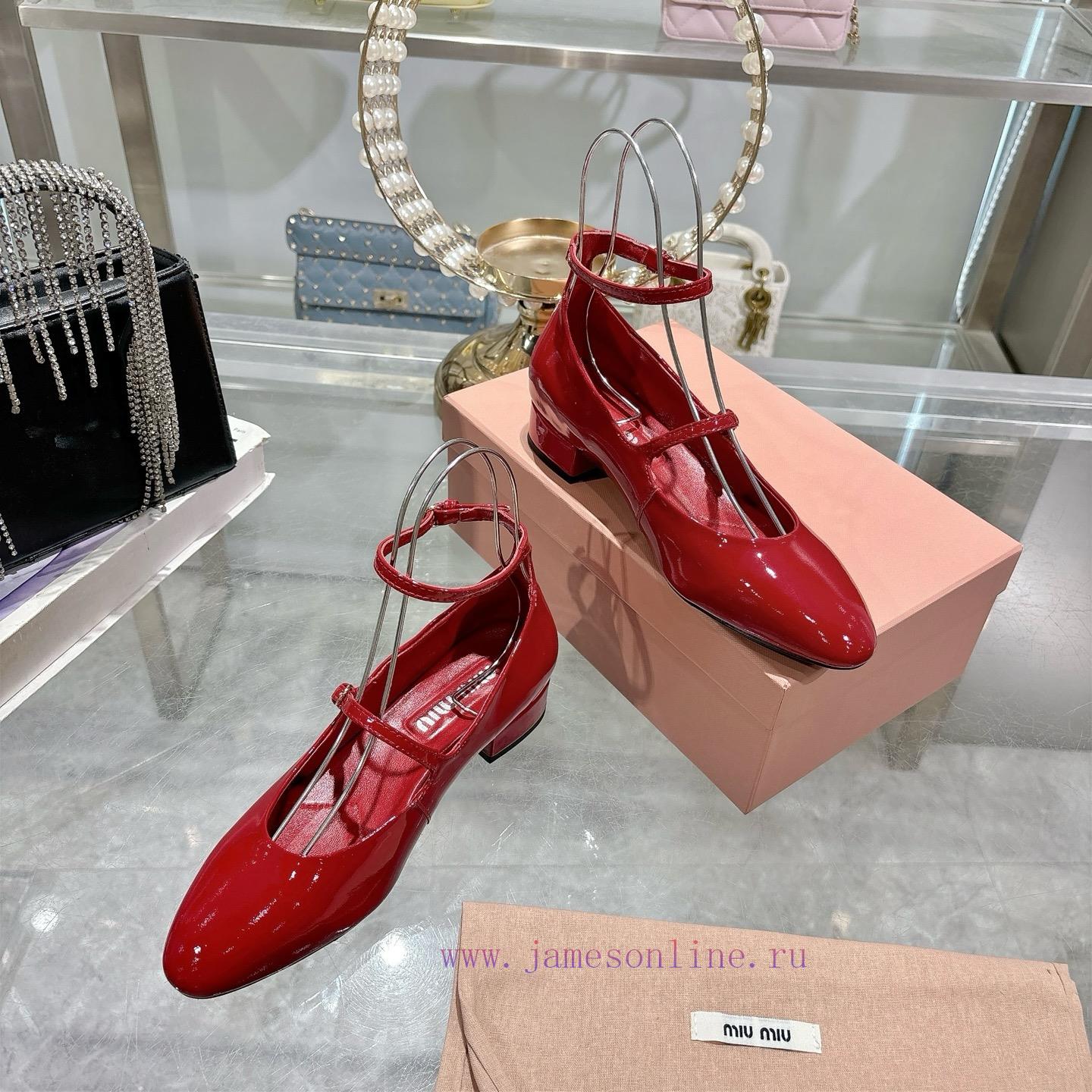 Single ShoeMiu Miu 25 Autumn/Winter New Round Head Small Single ShoesAt First Glance Miumiu's H ng2giw8h - Image 7