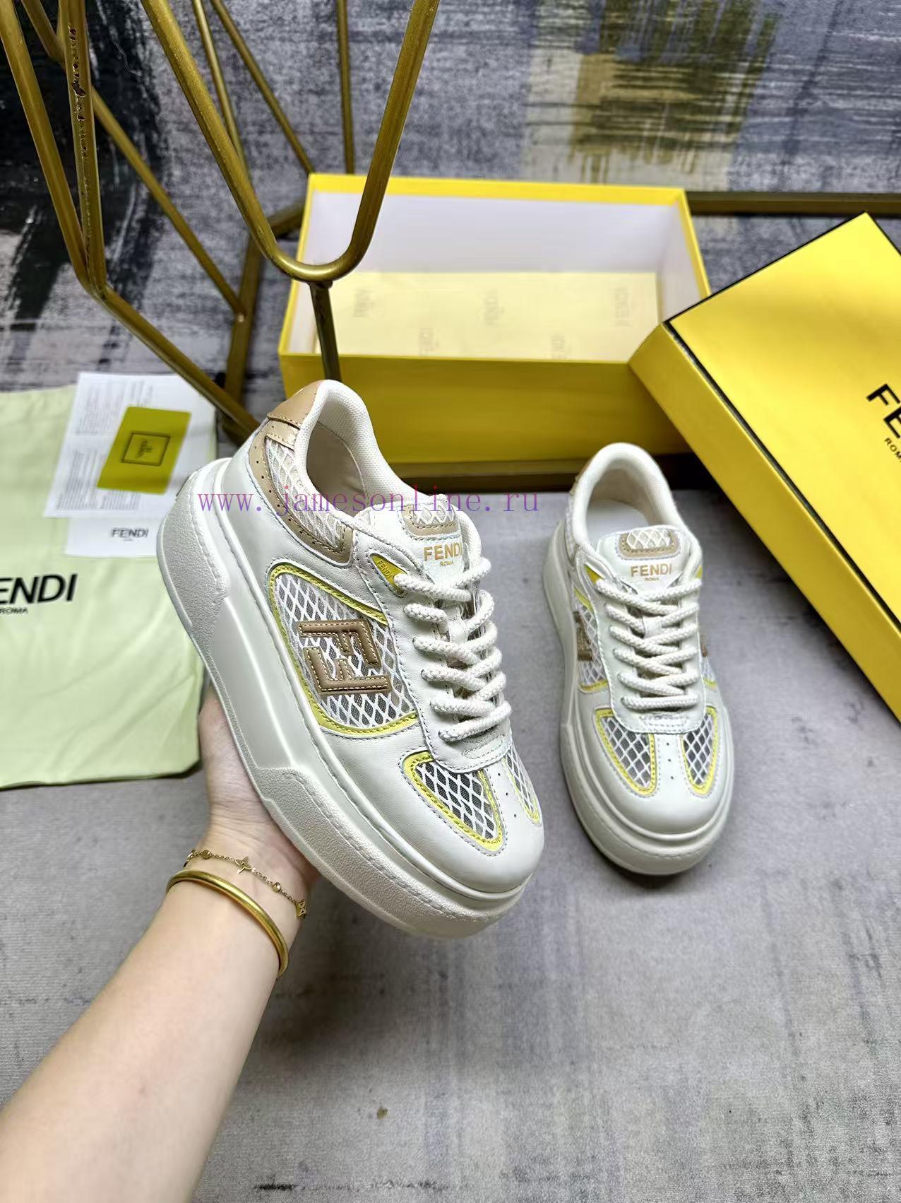 FENDI MatcHermes Sports Shoes Are Made Of Milky White Leather And Adorned With White High-tech bhrpvwhh - Image 2