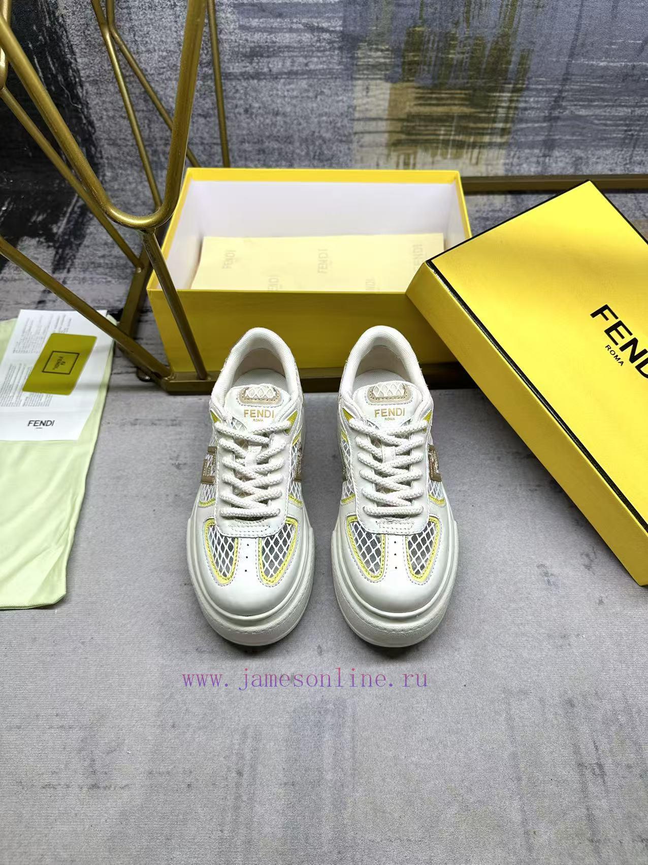 FENDI MatcHermes Sports Shoes Are Made Of Milky White Leather And Adorned With White High-tech bhrpvwhh - Image 4