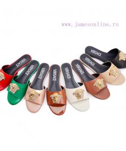 2-29E Versace New Flat Bottomed Full Diamond Slippers Sizes 35-43 44.45 Custom-made Non Refunda 6lt5o5wk