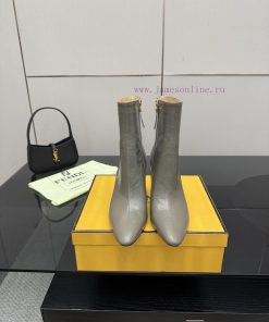 FENDI Arco Blind Eel Leather BootsThis Cylindrical Boot Features A Tapered Toe And High Heel De l88g4cz7