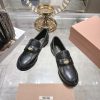 Miu Miu 25ss Autumn And Winter New Item Vintage Half Round Toe Single ShoeMiumiu's New Autumn A 0sm2reyq
