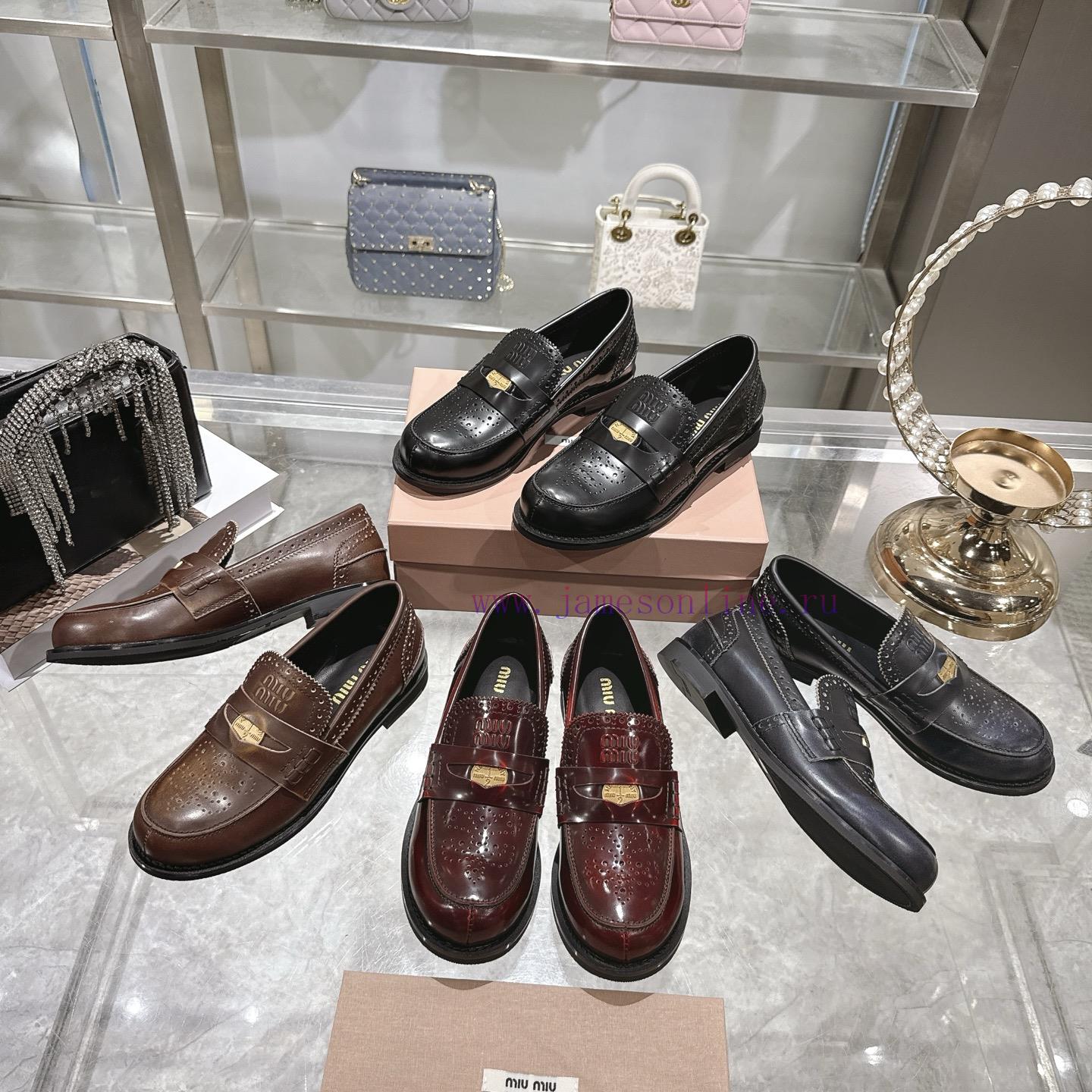 Miu Miu 25ss Autumn And Winter New Item Vintage Half Round Toe Single ShoeMiumiu's New Autumn A 0sm2reyq - Image 10