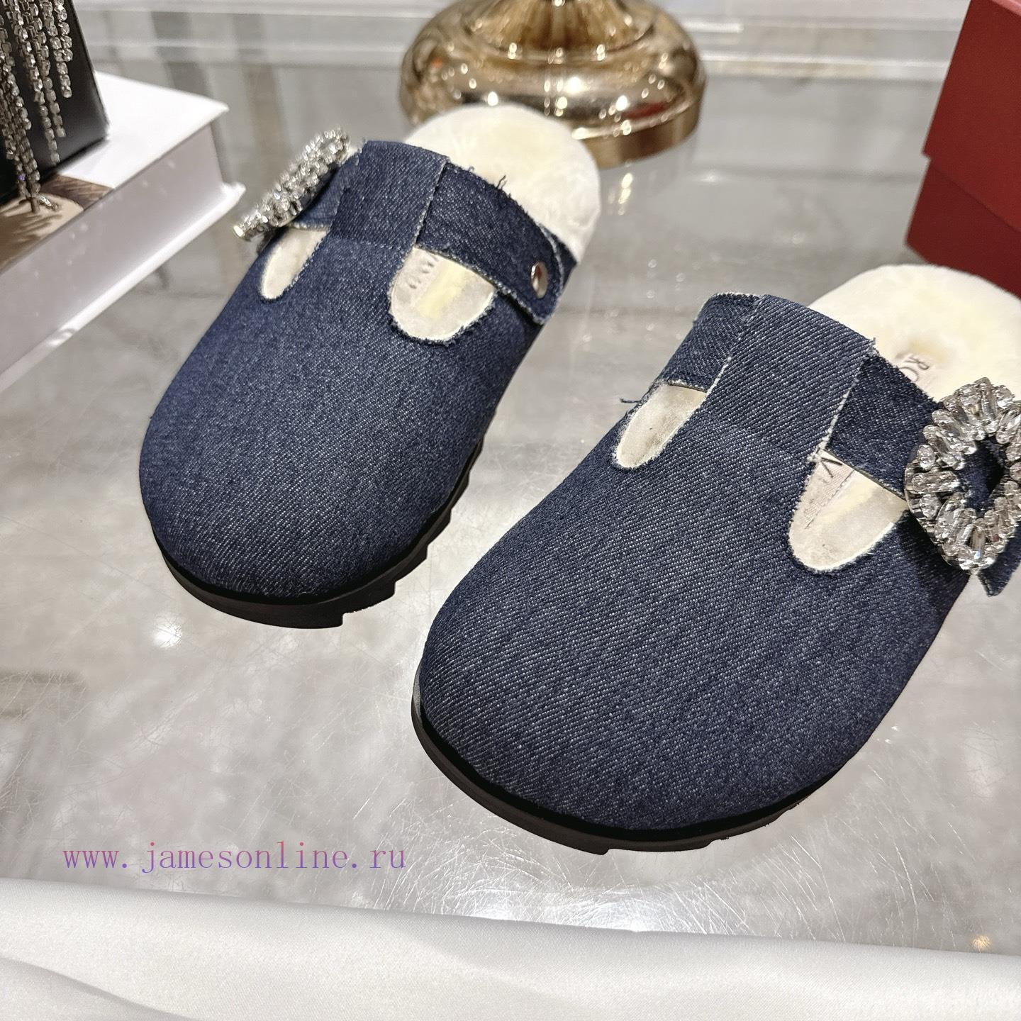 RV 2025SS New Vivo Run Series Drill Button Wool Inner Mueller SlippersIdentify The High-quality 12dp1pm1 - Image 8