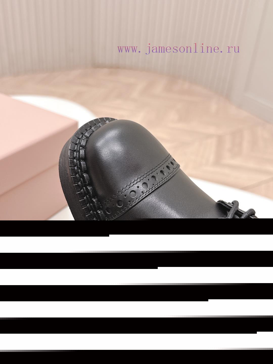 MiuMiu Miu 2025 Autumn/Winter New British Style Small Leather Shoes3.5cm Thick And Easy To Walk bl5dkh6l - Image 6