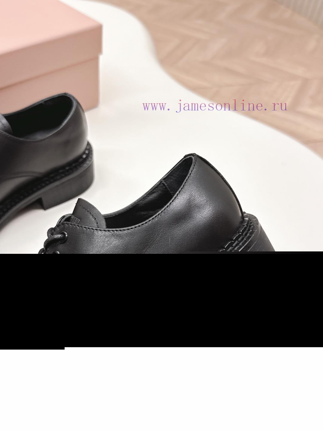 MiuMiu Miu 2025 Autumn/Winter New British Style Small Leather Shoes3.5cm Thick And Easy To Walk bl5dkh6l - Image 10