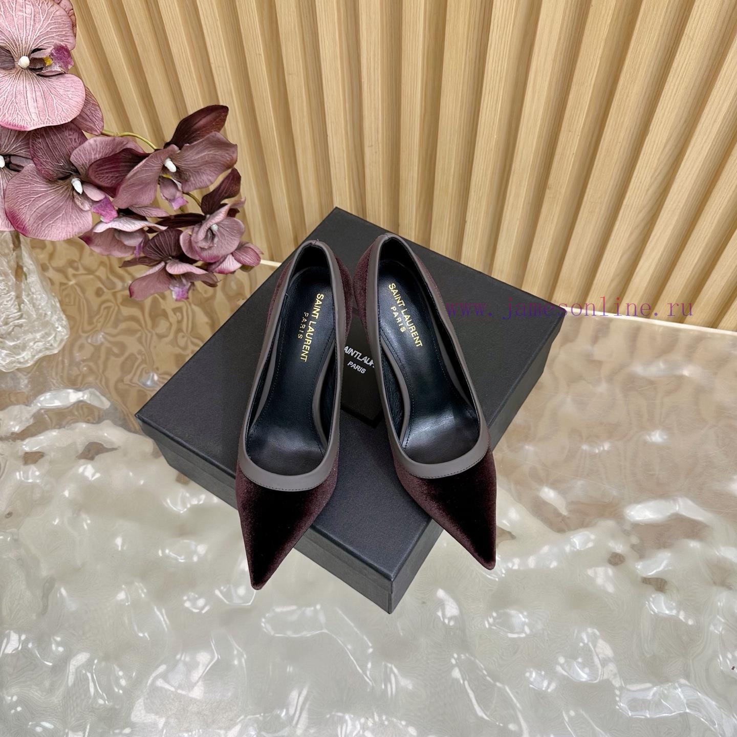 SAINT LAURENT 25ss Spring/Summer New Pointed Stiletto Sandals——————————Top TierYSL's Minimalist rvbfjw46 - Image 5