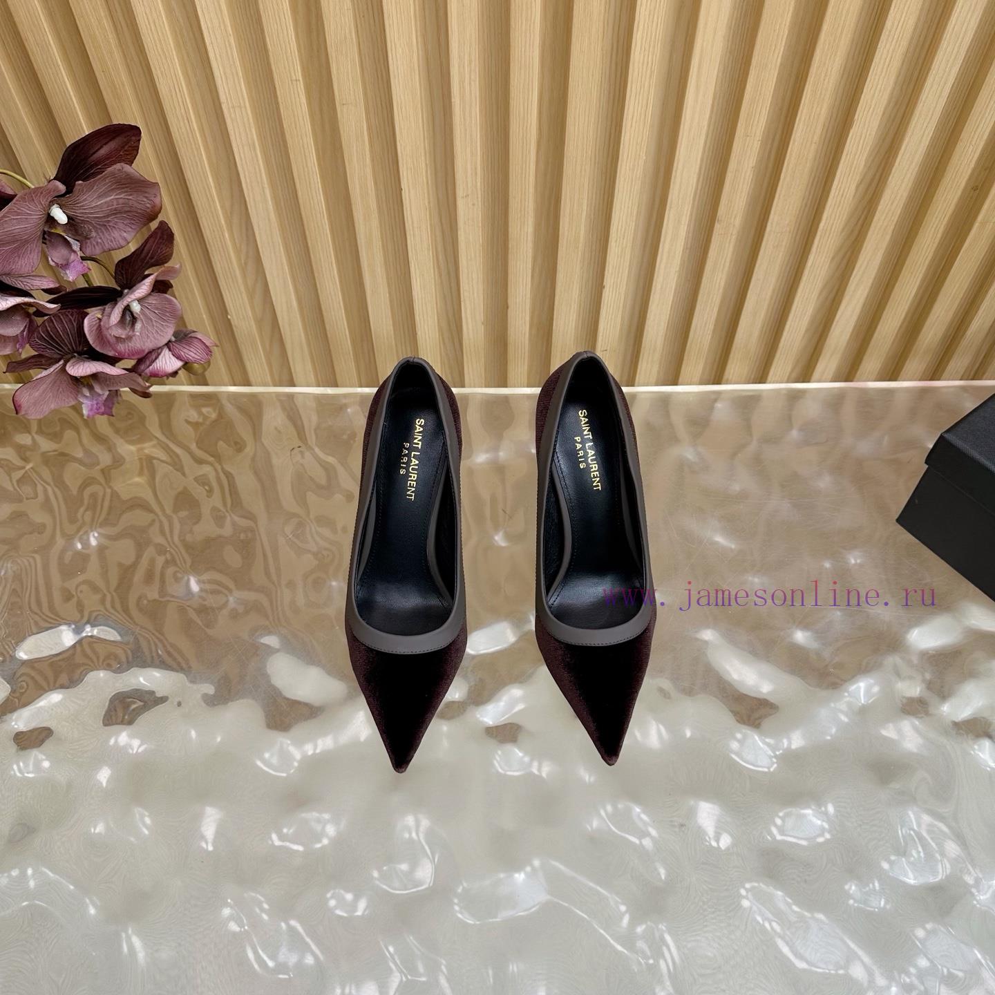 SAINT LAURENT 25ss Spring/Summer New Pointed Stiletto Sandals——————————Top TierYSL's Minimalist rvbfjw46 - Image 6