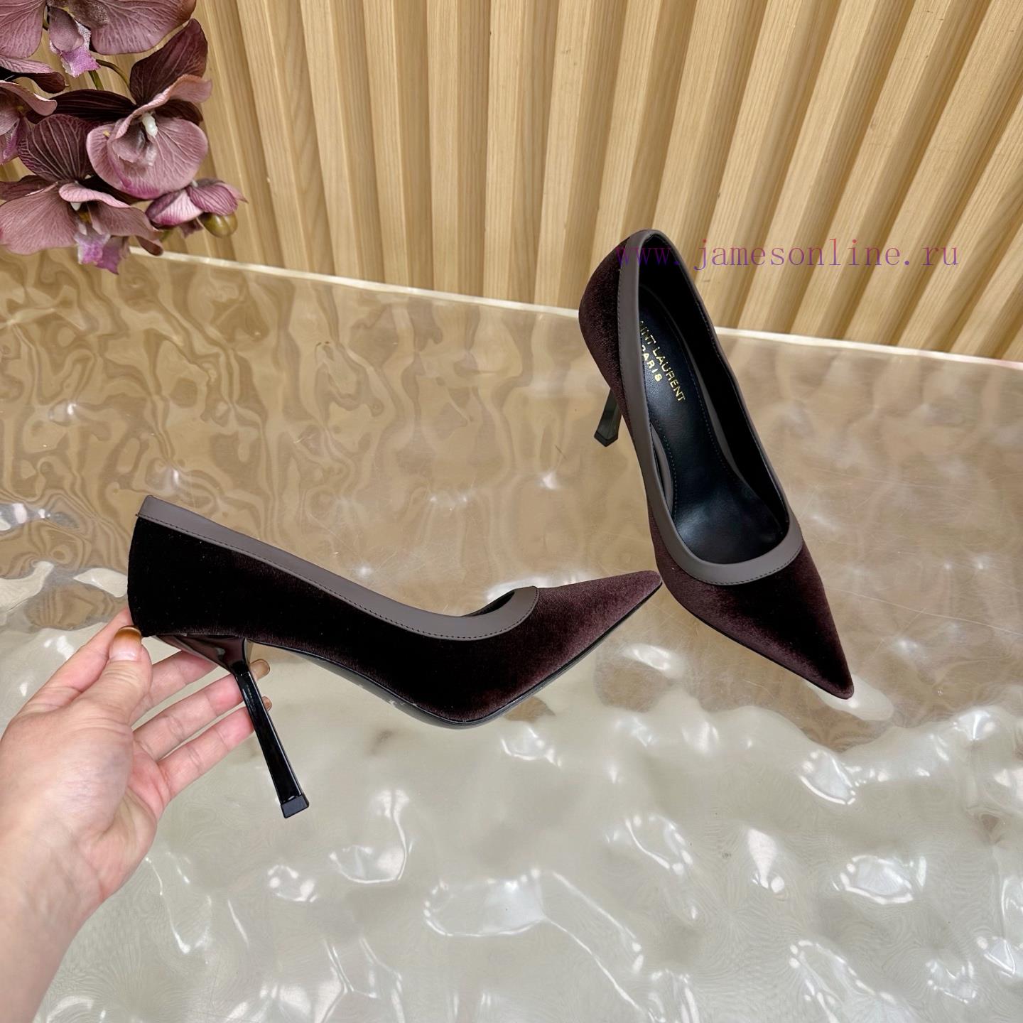SAINT LAURENT 25ss Spring/Summer New Pointed Stiletto Sandals——————————Top TierYSL's Minimalist rvbfjw46 - Image 10