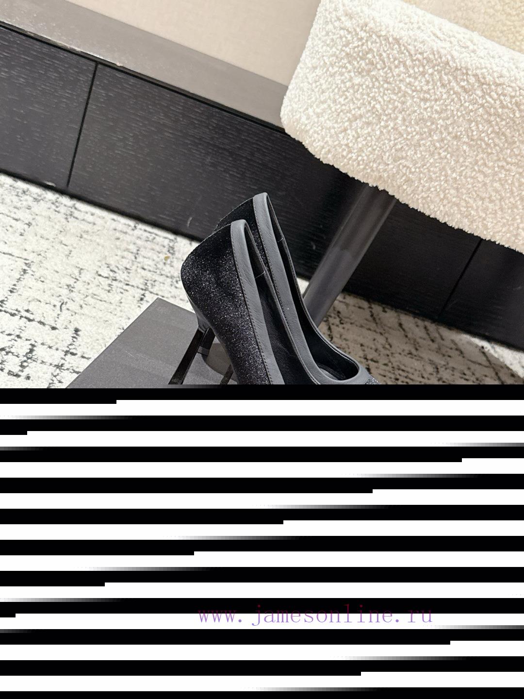 SAINT LAUREN * 25ss. New Autumn And Winter Pointed High-heeled SandalsYSL's Minimalist Slim Str 26cl1z7g - Image 3