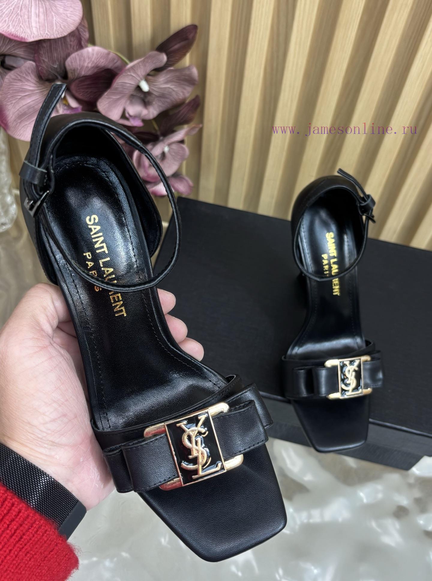 Saint Laurent 2026 Early Spring YSL Letter Logo Sneakers With Square Toe And High-heeled Shoes. 9yuvnroc - Image 8